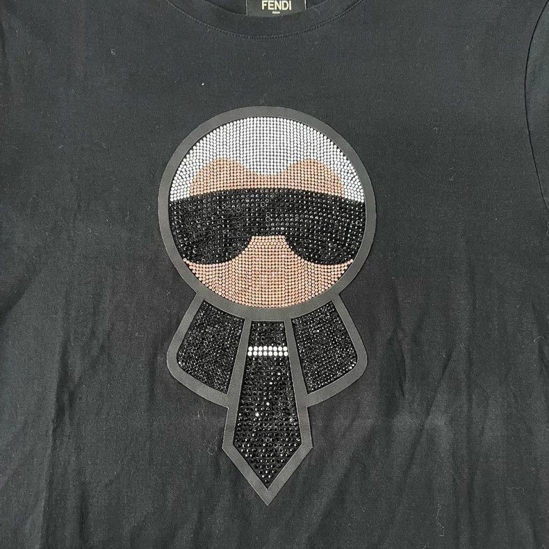 Fendi Fendi Logo Short Sleeve TShirt Size US M / EU 48-50 / 2 - 4 Thumbnail