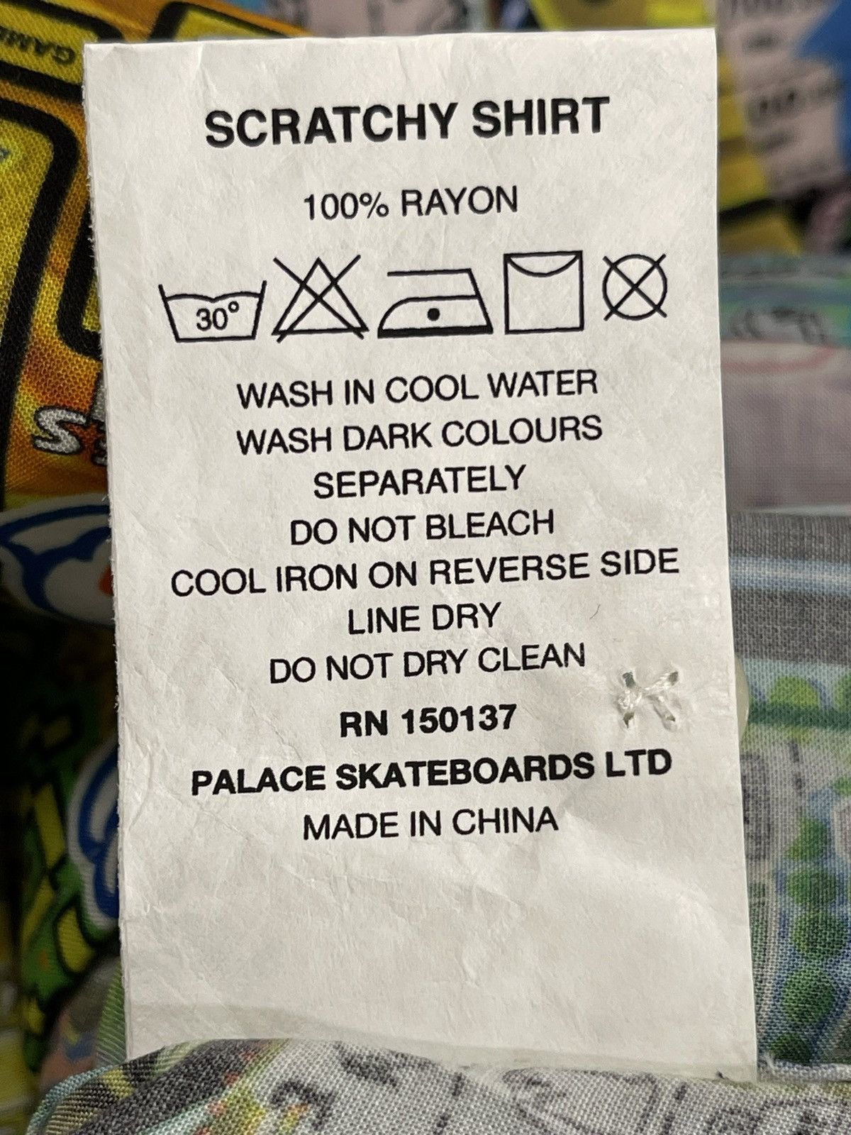 Palace Palace Scratchy Shirt ‘Black’ Size M Size US M / EU 48-50 / 2 - 6 Thumbnail