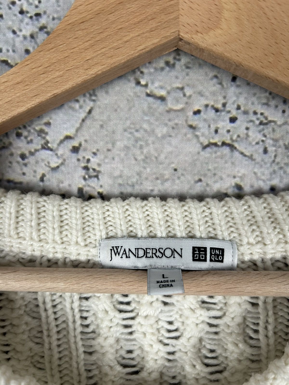 JW Anderson × Uniqlo J.W. Anderson x Uniqlo Knitted Cream Sweater Hype Rare Size US L / EU 52-54 / 3 - 5 Thumbnail