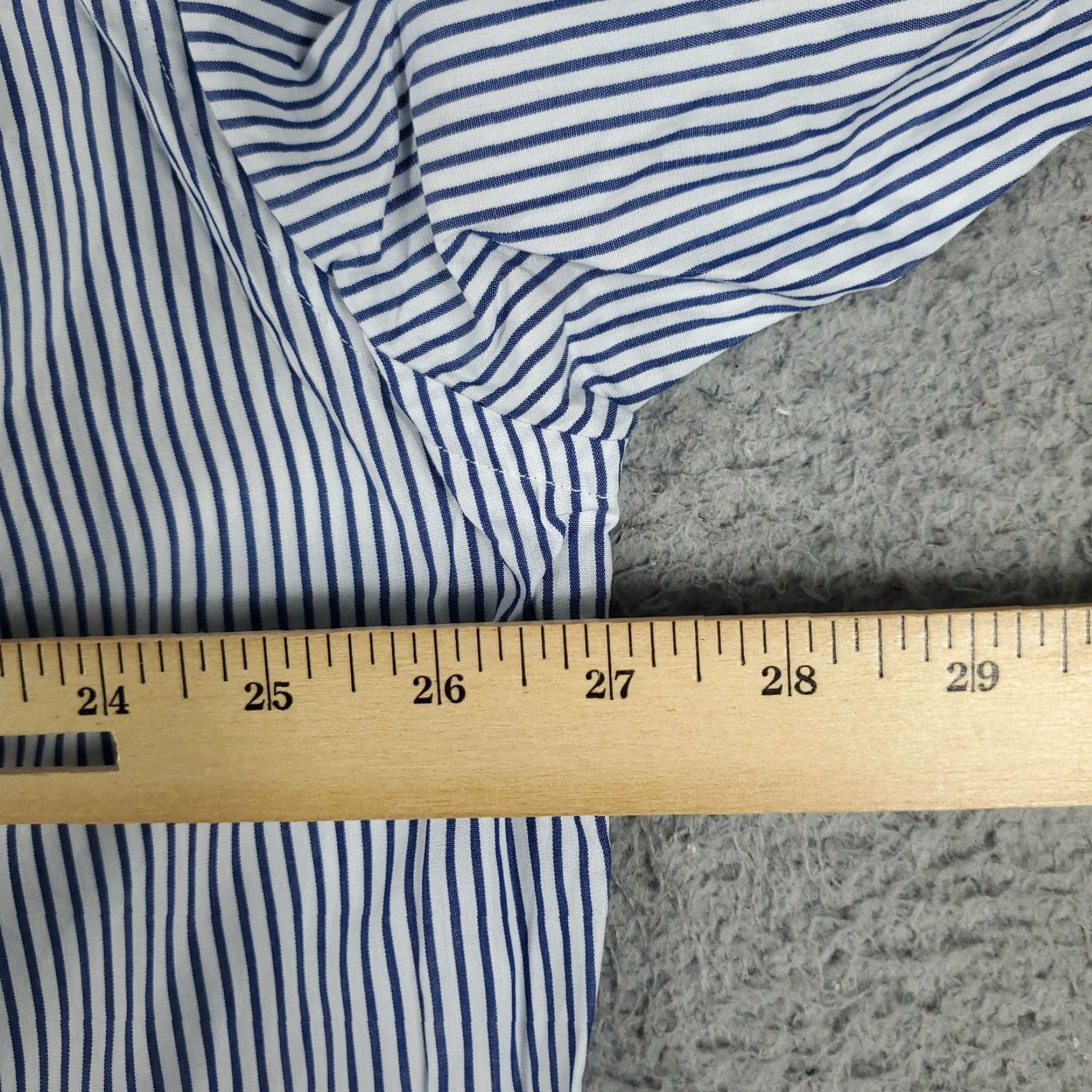 Tommy Hilfiger Tommy Hilfiger Shirt Mens XL Blue Striped Button-Up Long Sleeve Casual Formal Size US XL / EU 56 / 4 - 6 Thumbnail
