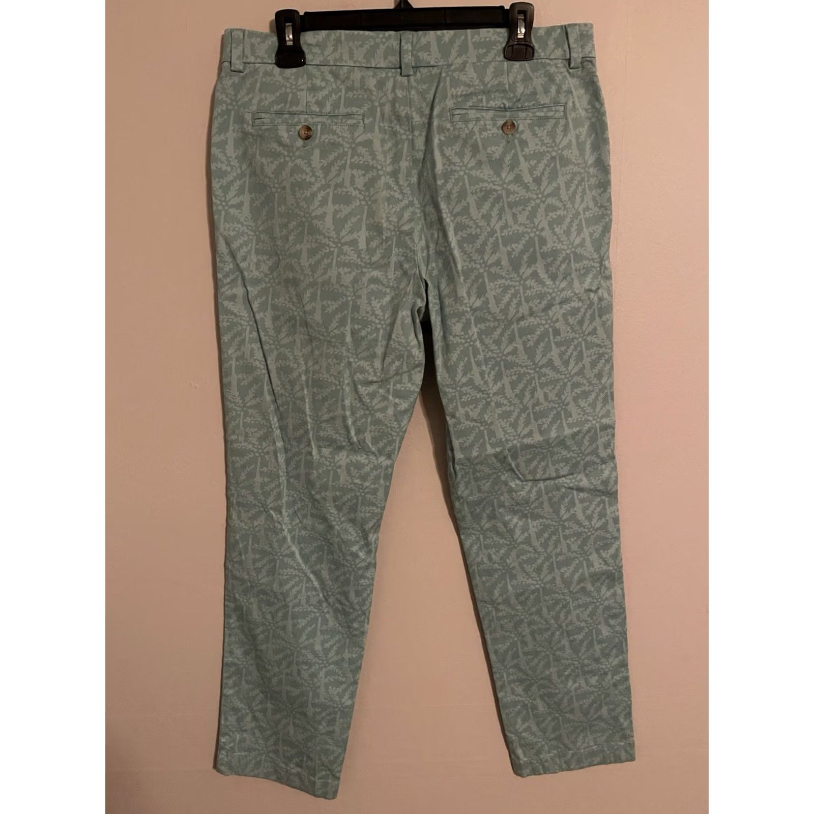 Vineyard Vines Vineyard Vines Breaker Pant Green Floral Hawaii Chino Pants Men's 34x32 Size US 34 / EU 50 - 3 Thumbnail