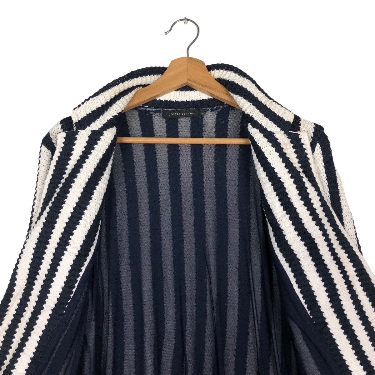 GOSTAR DE FUGA 🔥Hickory Chore Jacket Gostar De Fuga Issey Miyake Japan Size US S / EU 44-46 / 1 - 14 Thumbnail