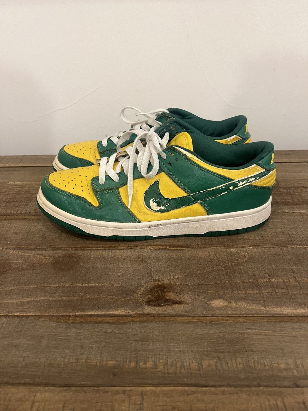 Nike 2001 Nike Dunk Low Brazil Size US 9.5 / EU 42-43 - 4 Thumbnail