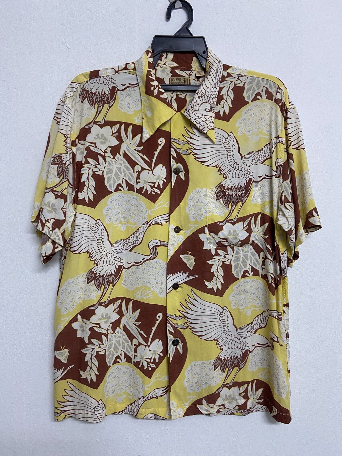 Toyo Enterprises Vintage Sun Surf Hawaiian Japan Rayon Crape Button Up Shirt Size US L / EU 52-54 / 3 - 1 Thumbnail