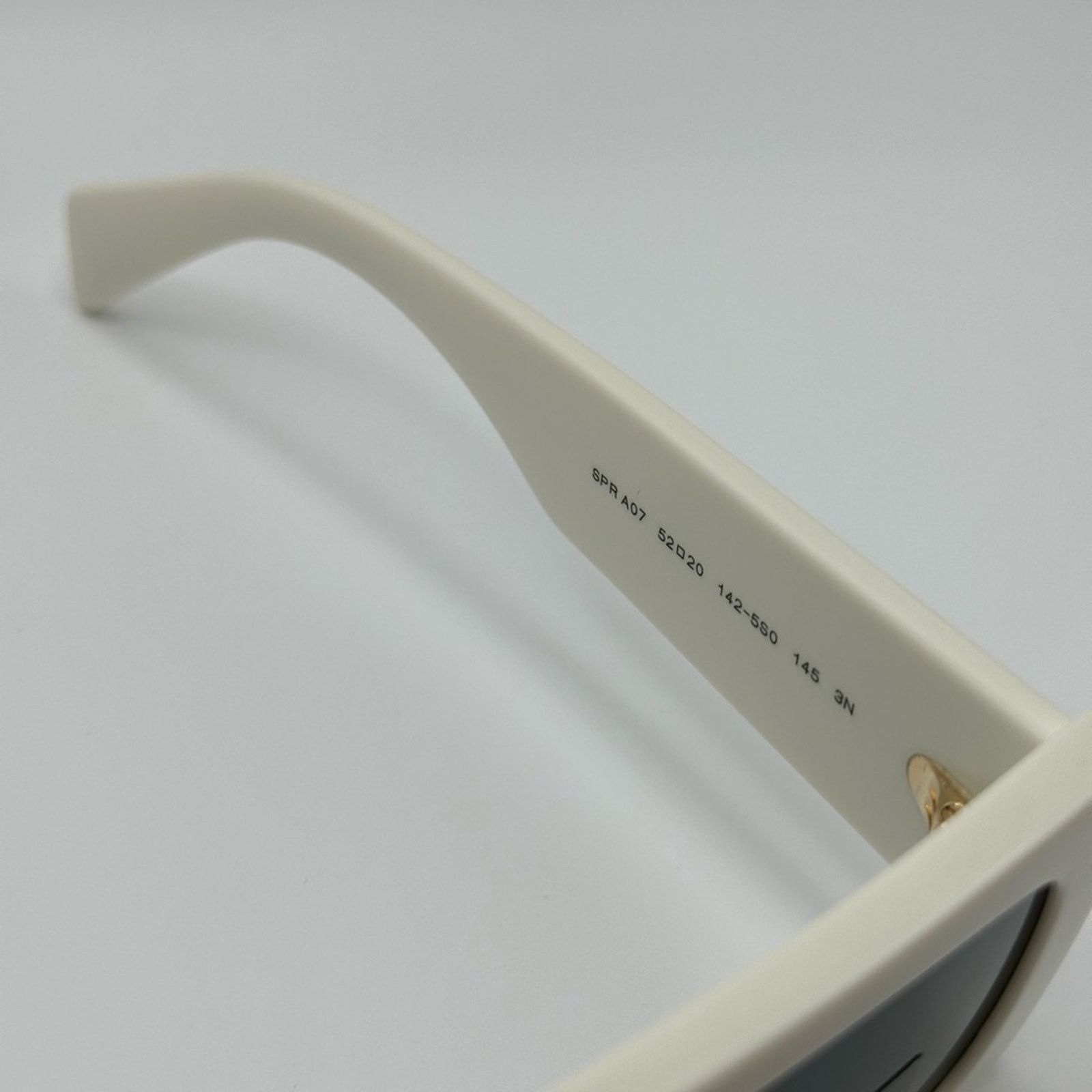 Prada NEW PRADA PRA07S 1425S0 Talc/Dark Grey Women Sunglasses Size ONE SIZE - 3 Thumbnail