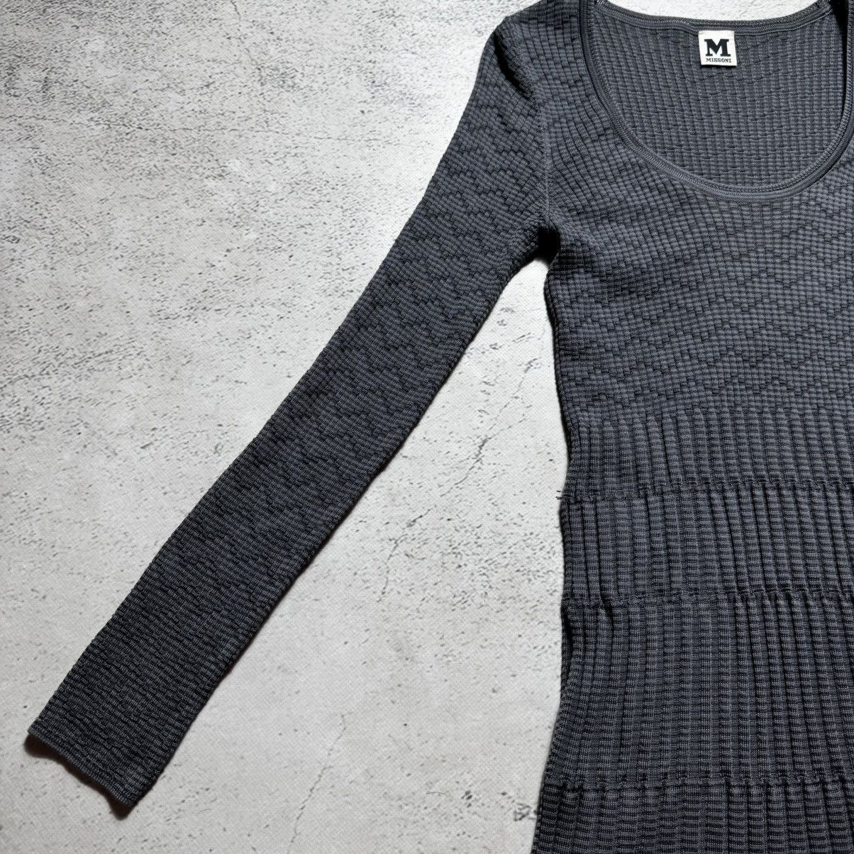 Missoni vintage see-through dress with Missoni lining luxury rare Size M / US 6-8 / IT 42-44 - 4 Thumbnail