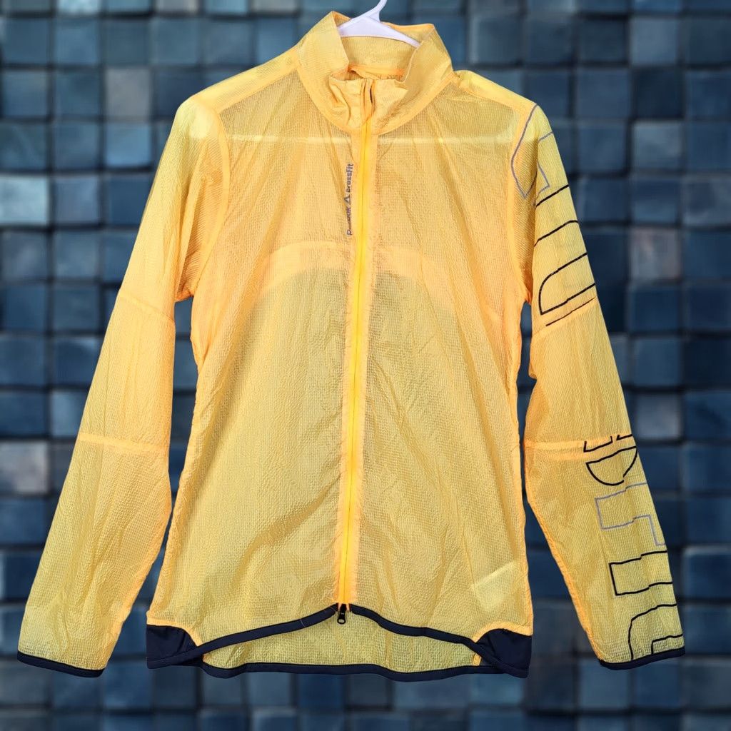 Reebok Reebok Outdoor Women's Orange Nylon Lightweight Zip Hoodie S Jacket, CrossFit, Activewear, Short Sleeve? Size S / US 4 / IT 40 - 1 Thumbnail