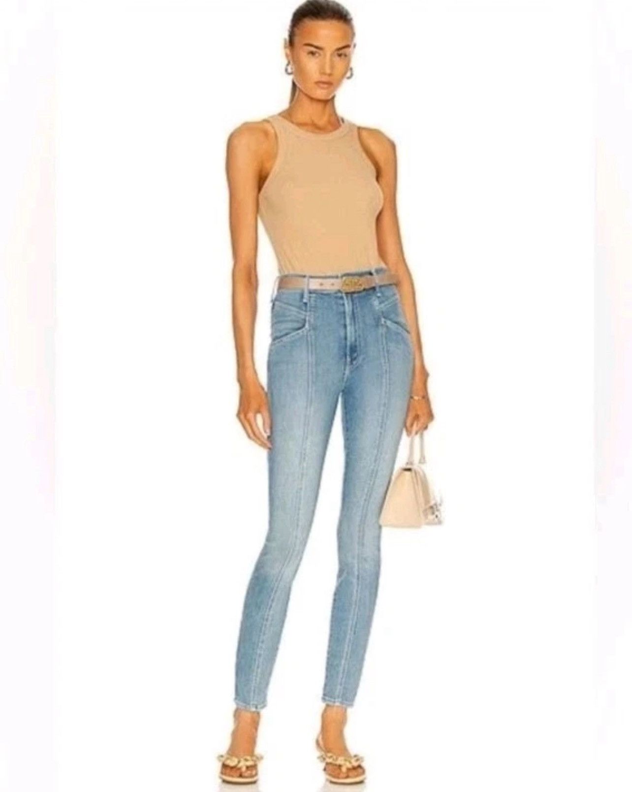 MOTHER Mother Jeans The Seamed Swooner Hover 25 Blowing Kisses Size 25" / US 0 / IT 36 - 1 Thumbnail