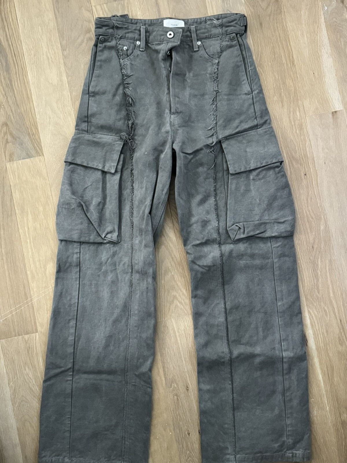 Vuja De The “Diviser” Inside-Out Denim Cargo Pants | Grailed