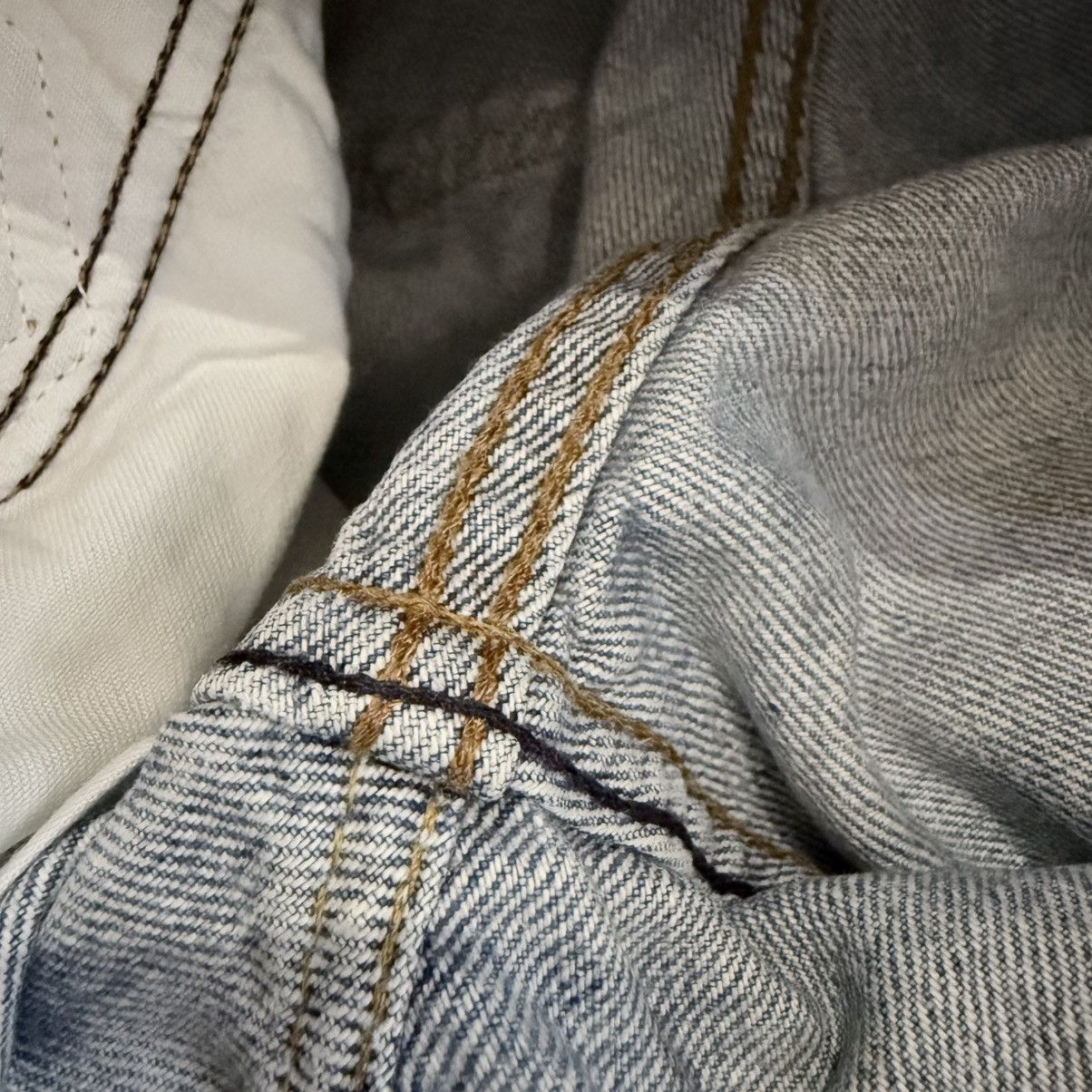 Levi's Vintage Clothing Vintage 80s 503-0217 Light Faded Washed Distressed Denim Size US 31 - 18 Thumbnail