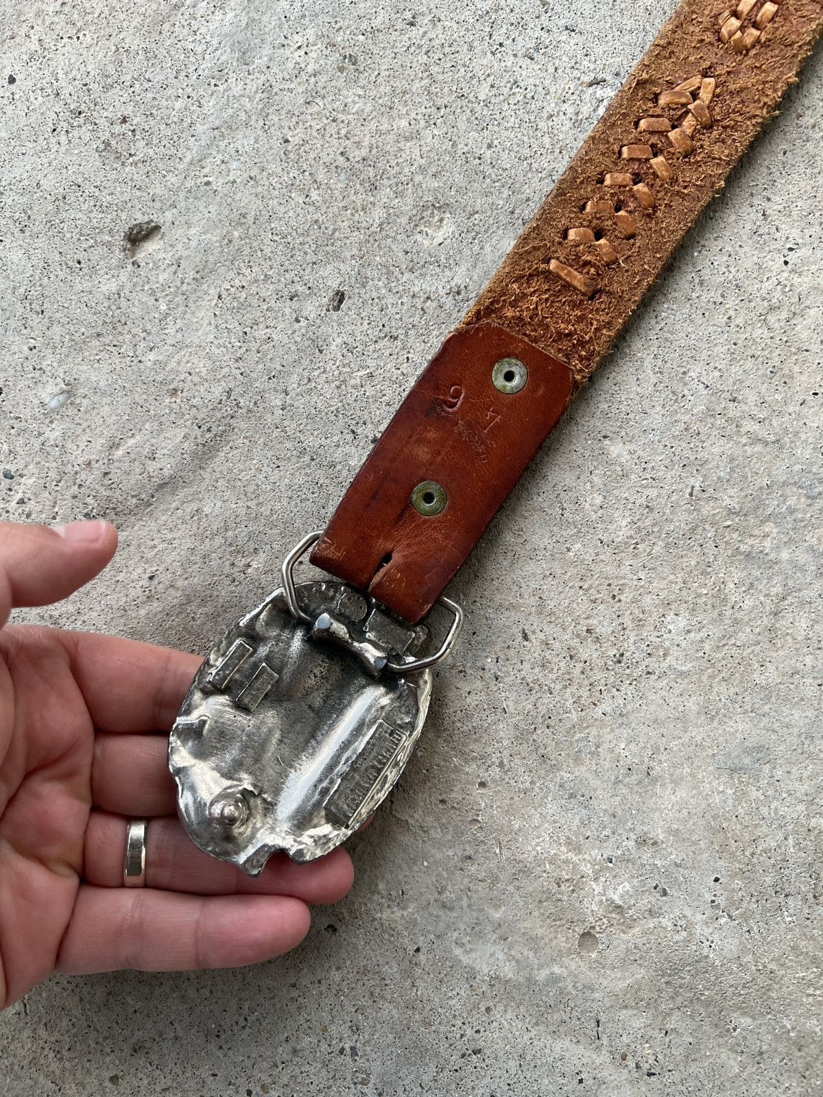 Harley Davidson Vintage Harley Davidson Made In USA Leather Belt Size ONE SIZE - 6 Thumbnail