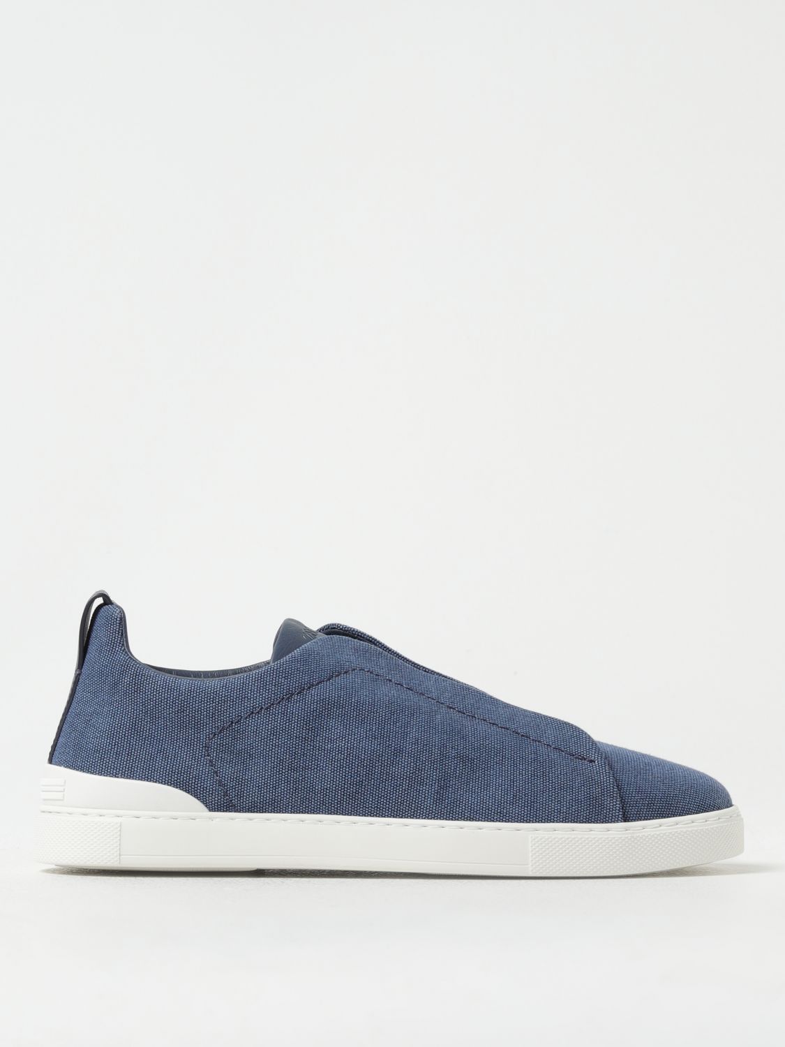 image of Ermenegildo Zegna Zegna Sneakers Men Blue (Size 13)