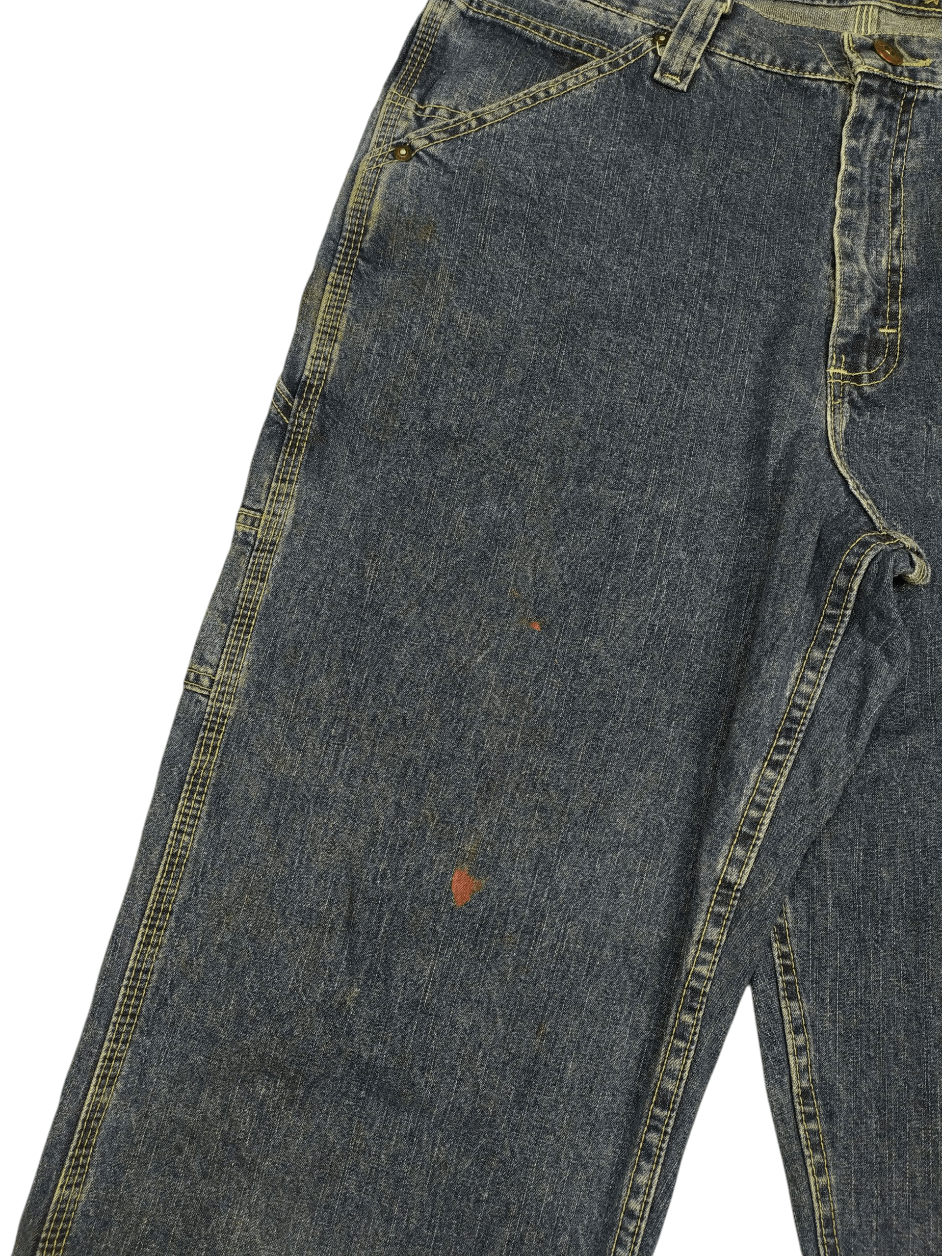 Lee Vintage Lee Dungarees Carpenter Double Knee Jeans Size US 34 / EU 50 - 5 Thumbnail