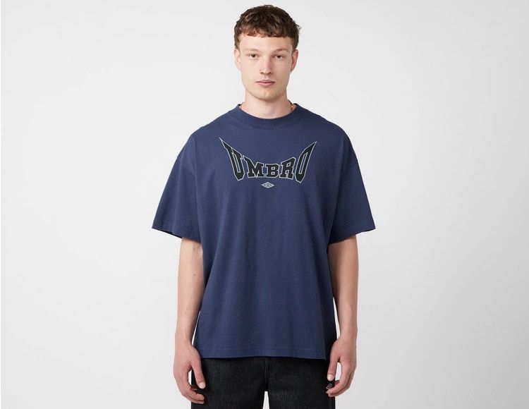 Umbro x Slam Jam Navy Logo Oversized T-Shirt Size US L / EU 52-54 / 3 - 3 Thumbnail