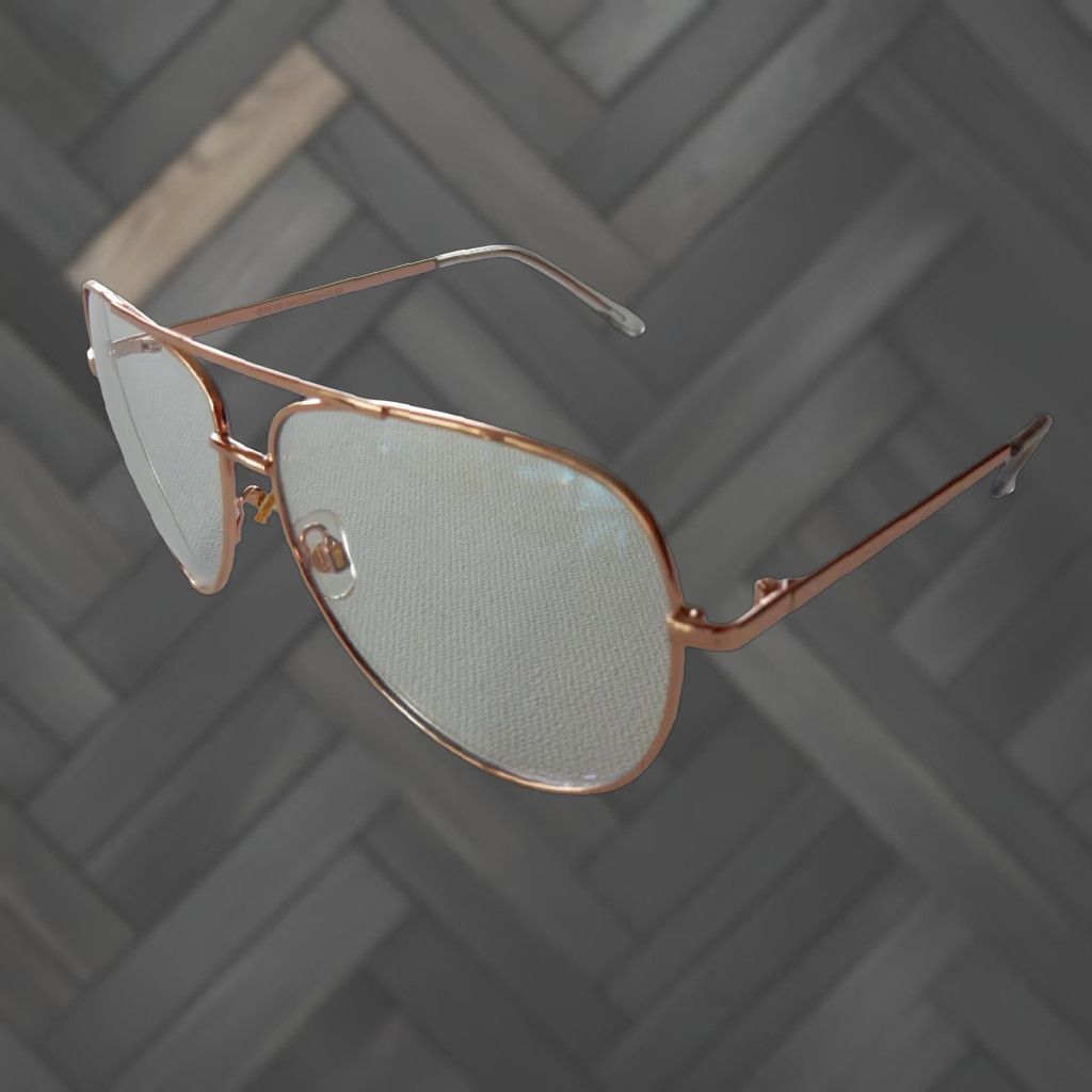 Steve Madden VINTAGE Steve Madden Sunglasses Women Gold Small Scratched Frames 2008 Size ONE SIZE - 1 Thumbnail