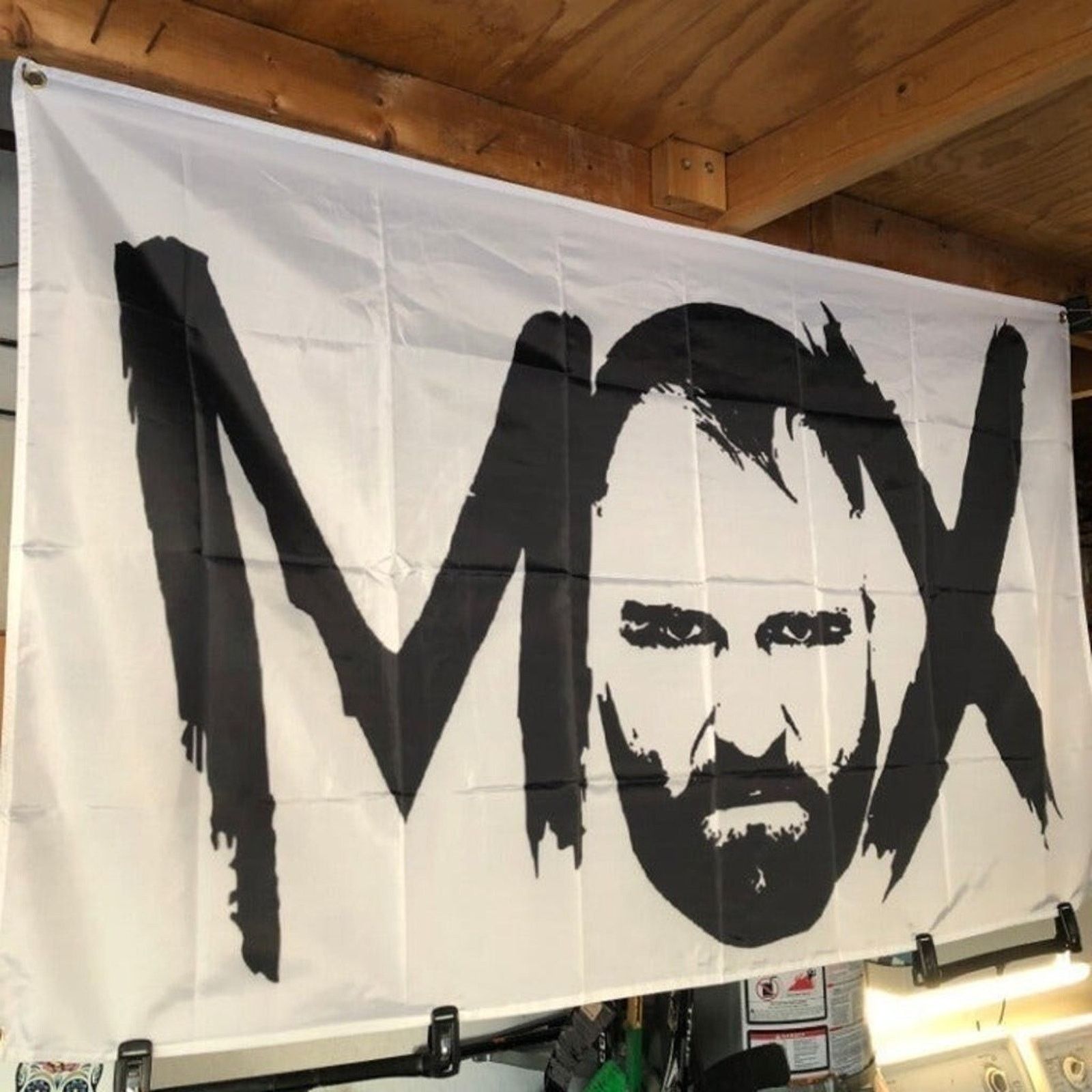 Other AEW Jon Moxley 5ft MOX Flag All Elite Wrestling WWF Ambrose Size ONE SIZE - 1 Thumbnail