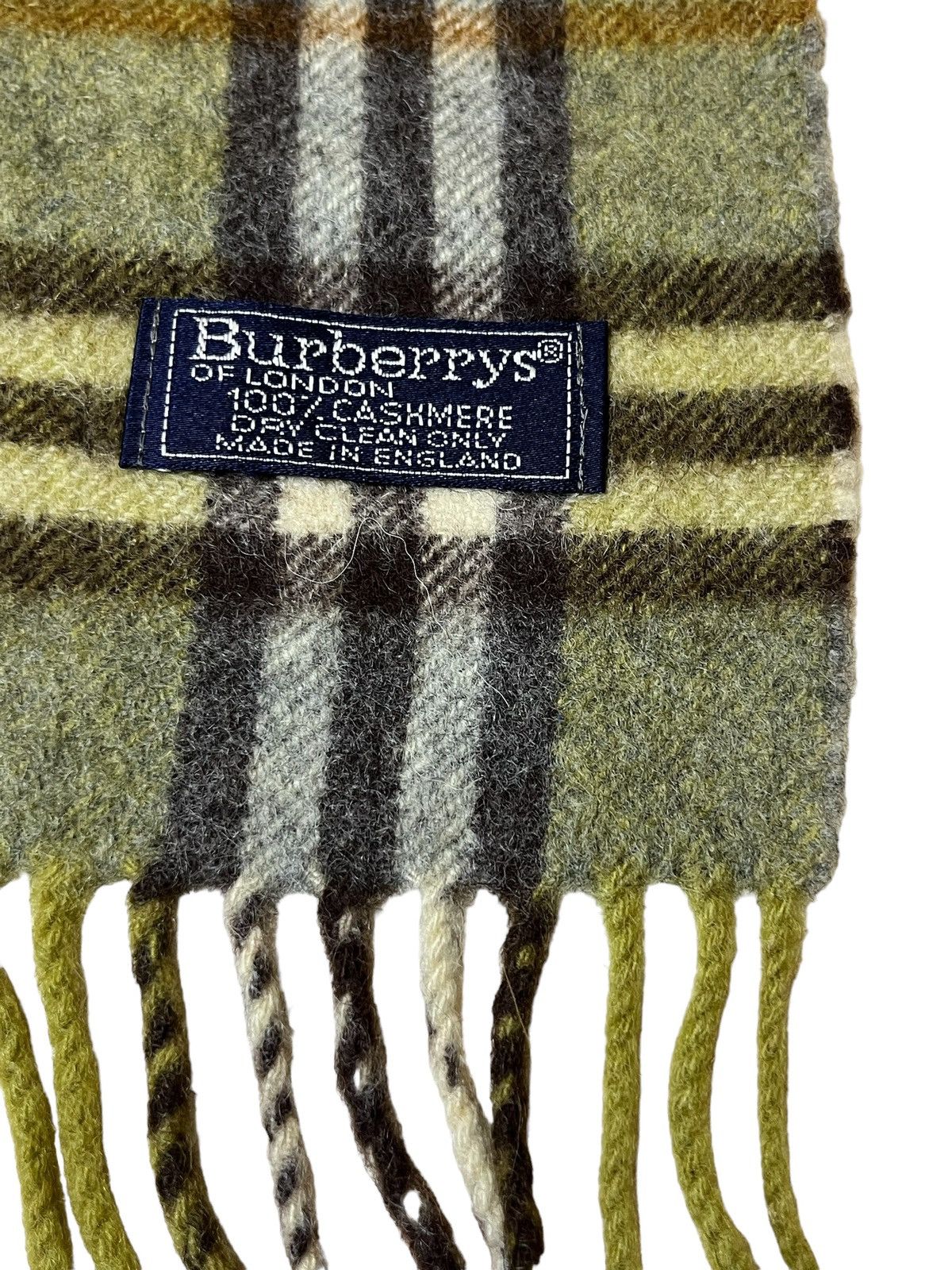 Burberry NICE🔥VINTAGE BURBERRYS NOVA CHECK CASHMERE MUFLER/SCARF Size ONE SIZE - 6 Thumbnail