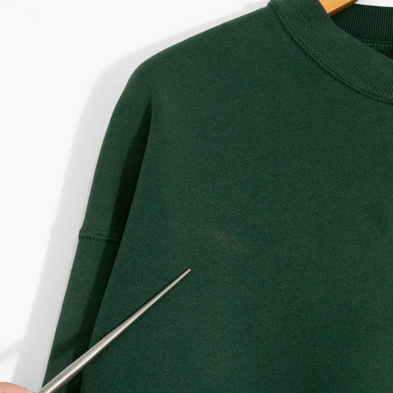 Wilson Vintage 90s Wilson Blank Sweatshirt Mens XL - Green Crewneck Size US XL / EU 56 / 4 - 5 Thumbnail