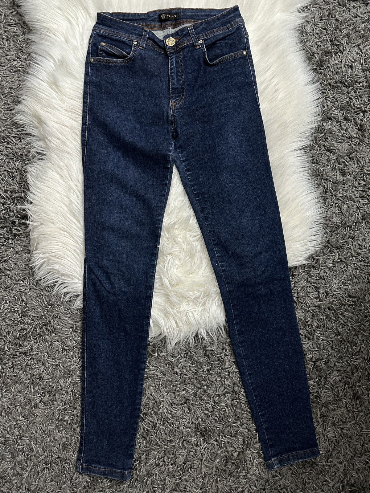 Designer Versace jeans vintage luxury brand Size 26" / US 2 / IT 38 - 1 Thumbnail