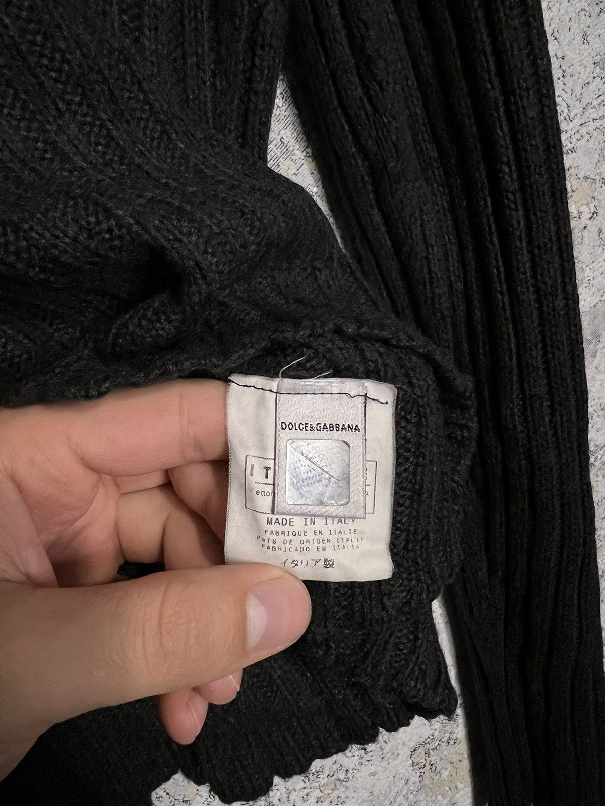 Other Dolce & Gabbana Vintage Black Sweater Golf Size S / US 4 / IT 40 - 6 Thumbnail