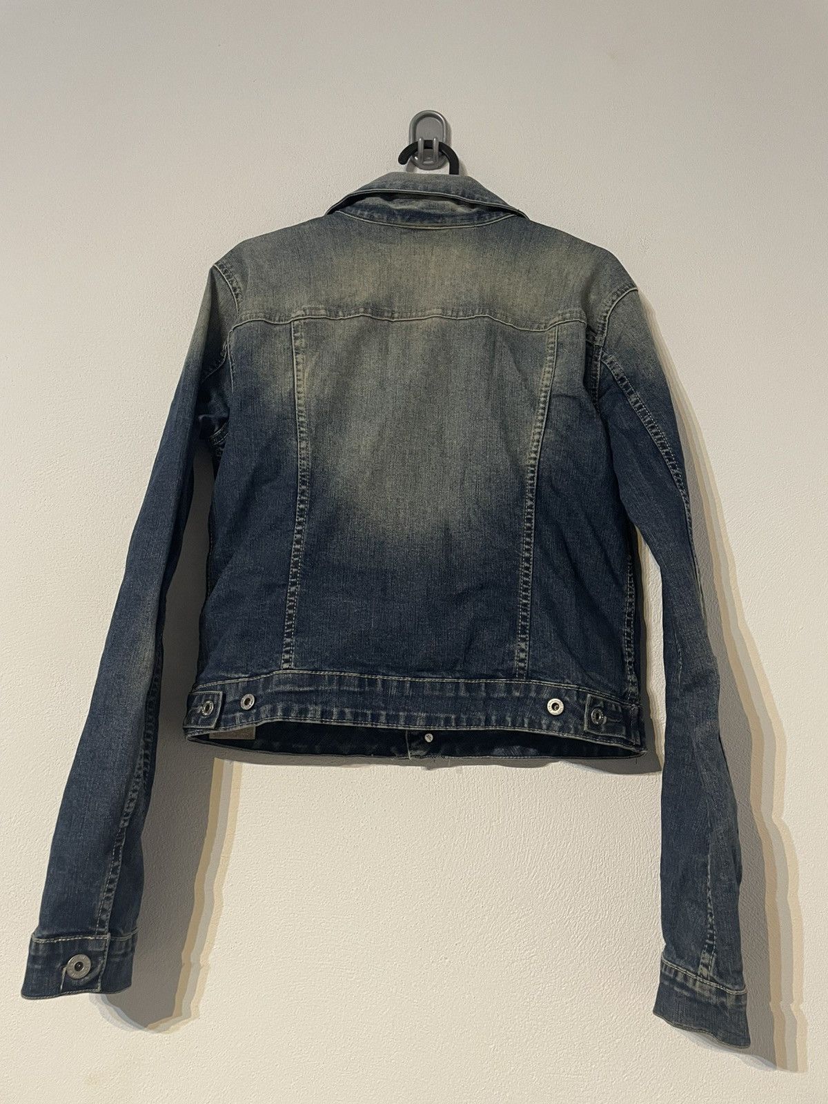 Diesel × Vintage Diesel denim vintage baggy street style bomber jacket Size L / US 10 / IT 46 - 2 Thumbnail