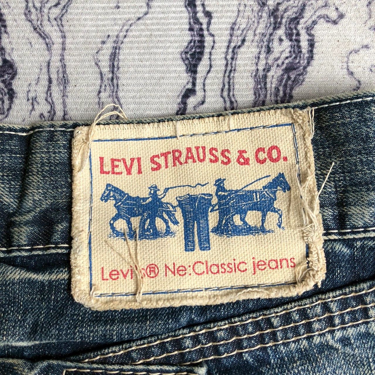 Levi's Vintage Levi’s Sashiko Boro Patch Distressed Denim W33 Size US 31 - 16 Thumbnail