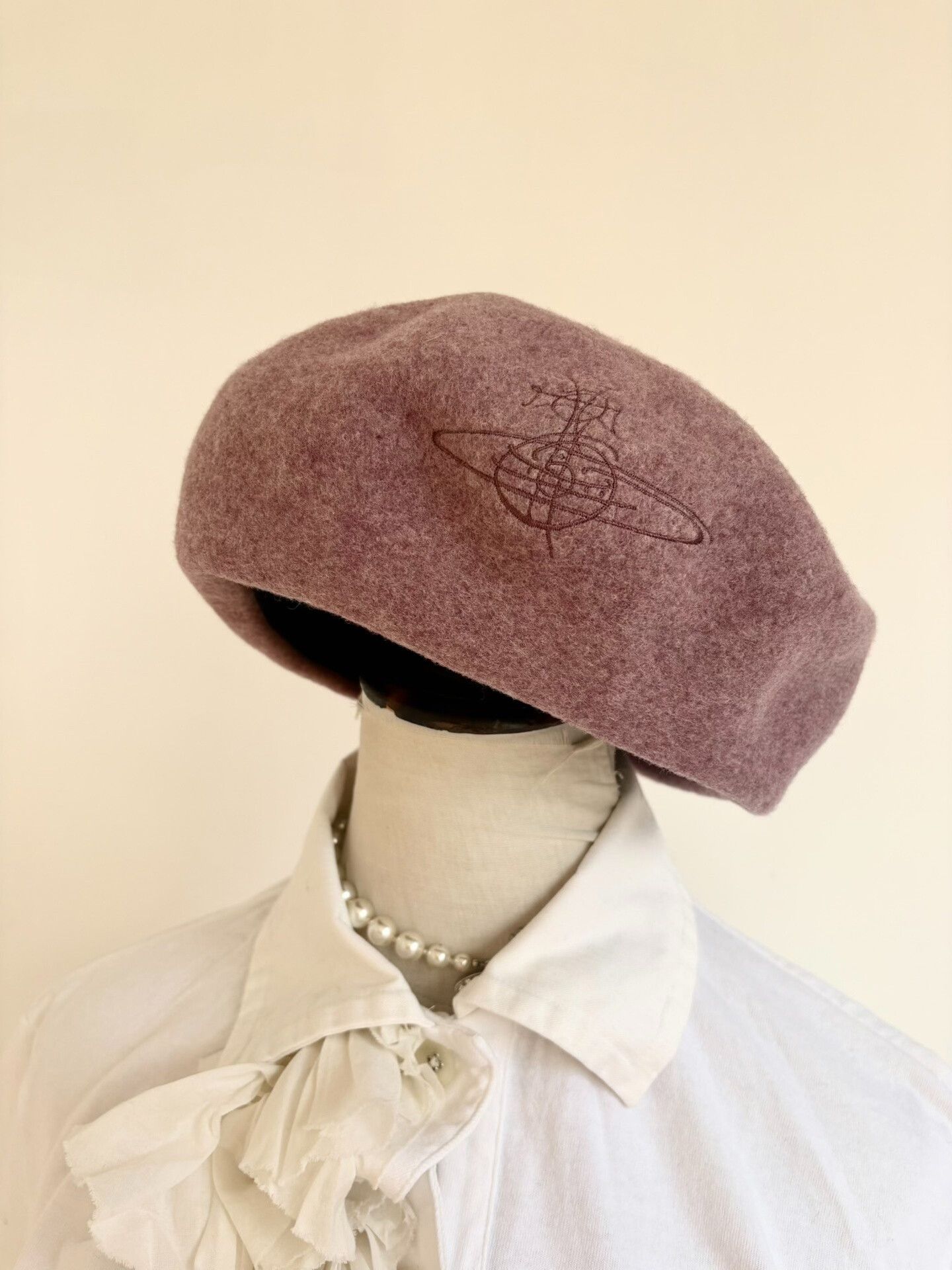 Vivienne Westwood Pink Beret Hat