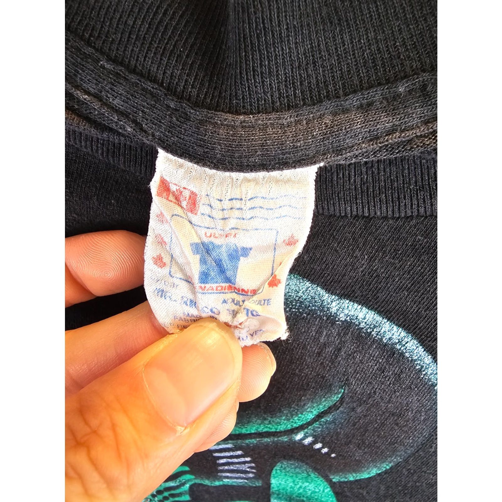 Vintage VINTAGE COMMON LOON BLACK PAPER THIN SINGLE STITCH 50/50 T-SHIRT SZ XLARGE Shirt Mens XL Black 80s Size US XL / EU 56 / 4 - 5 Thumbnail
