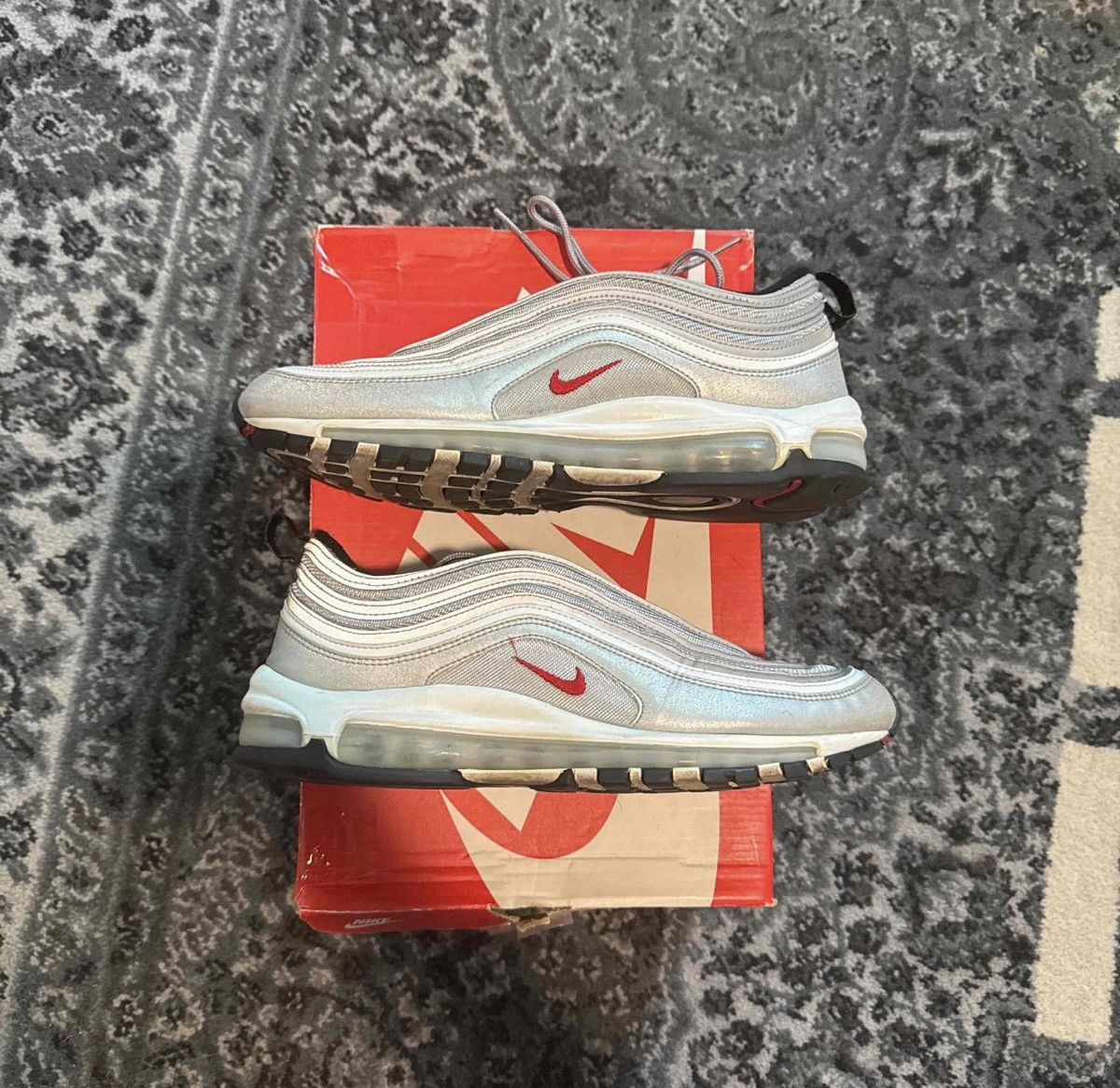 Nike Nike Air Max 97 Silver Bullet 2017 Size US 11 / EU 44 - 1 Thumbnail