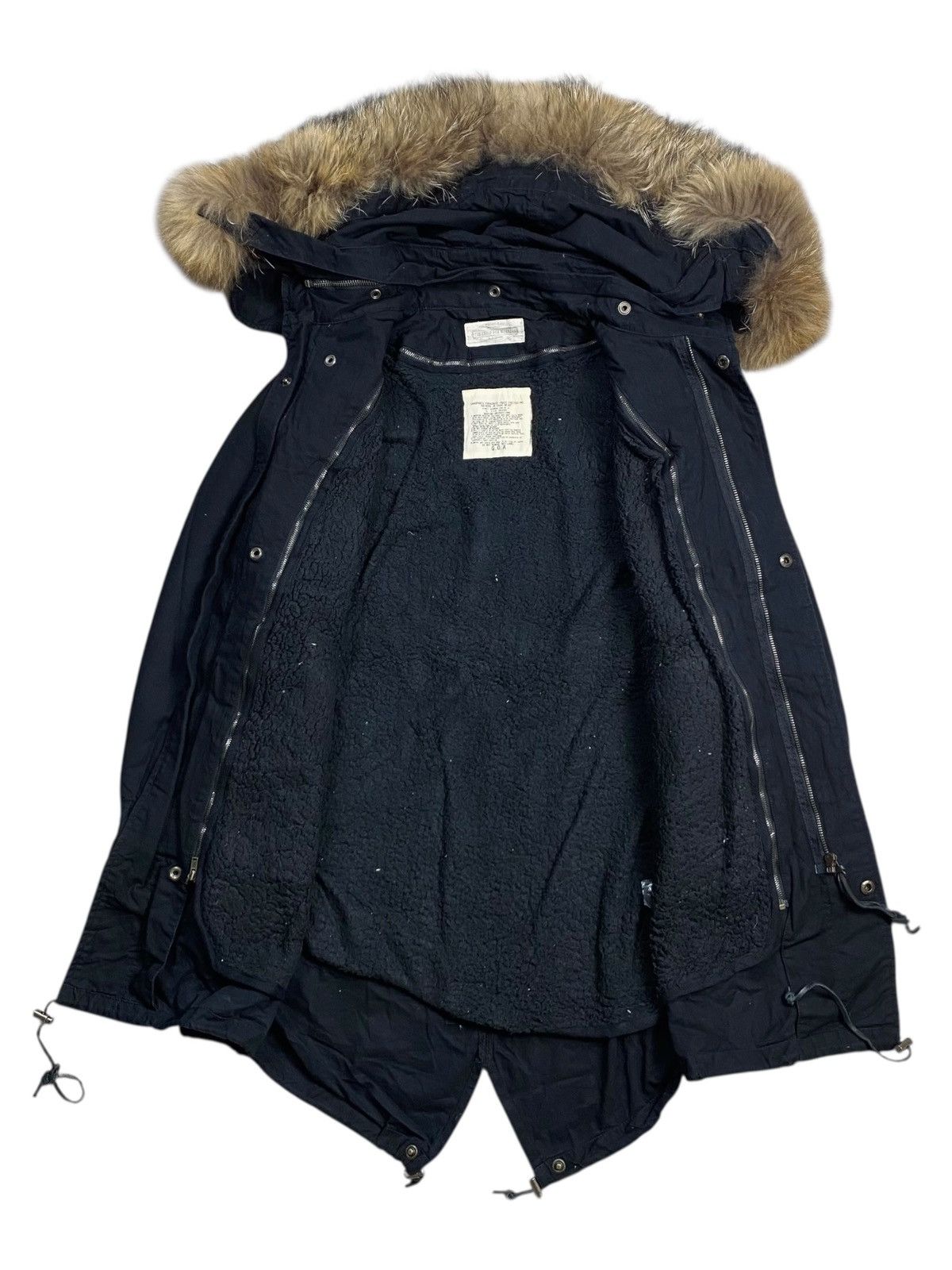 GOA 2000s GOA - Apocalypse Style Fur Hoodie Parka Jacket Size US M / EU 48-50 / 2 - 2 Thumbnail