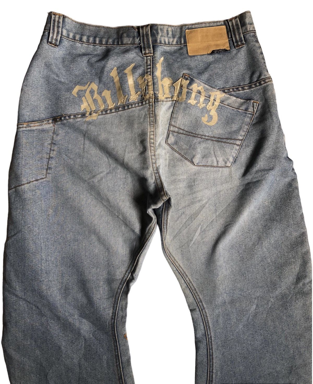 Billabong × Vintage Billabong spell out banana cut denim pants Size US 30 / EU 46 - 6 Thumbnail