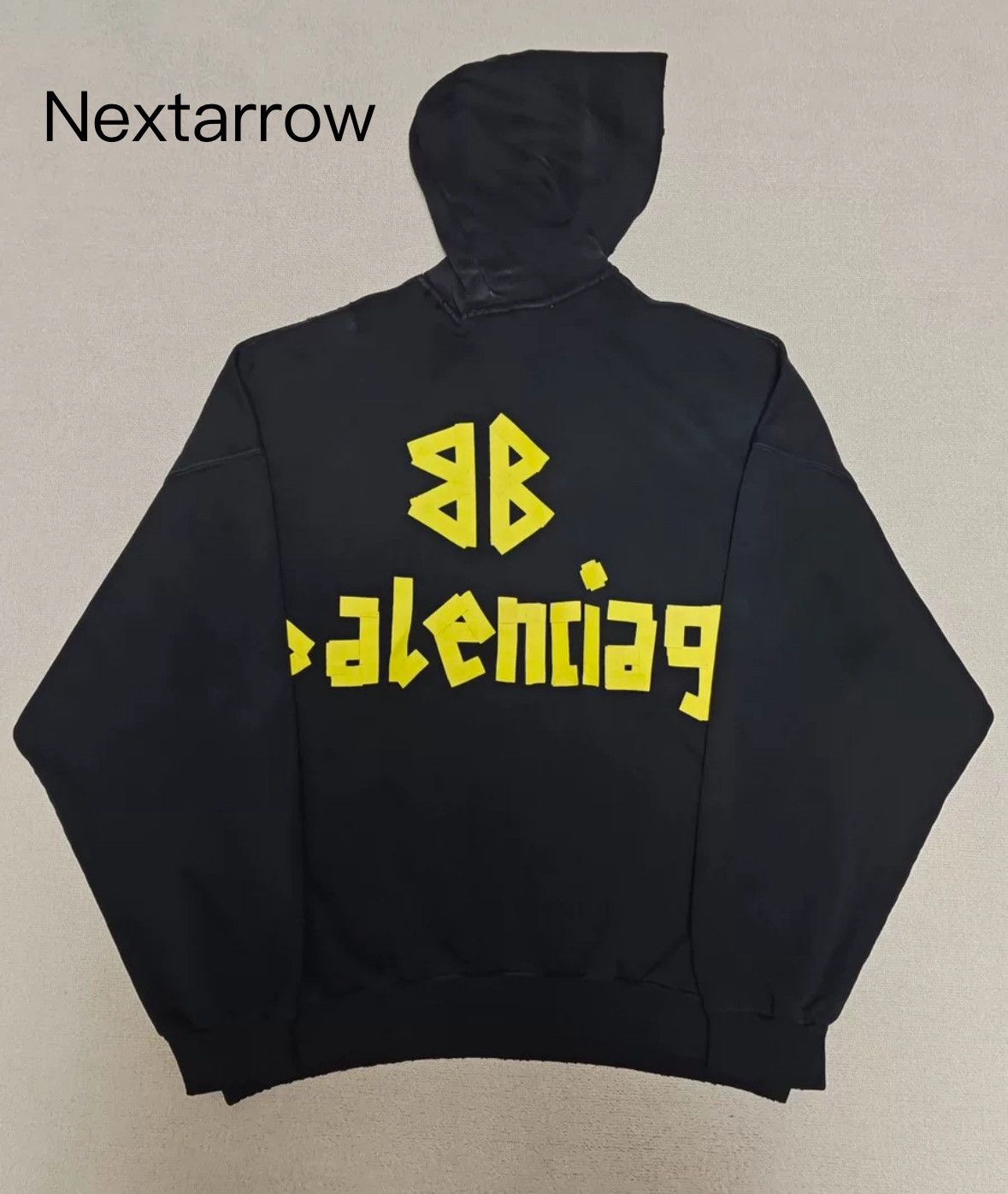Balenciaga Balenciaga 23SS adhesive tape TAPE paper hoodie | Grailed