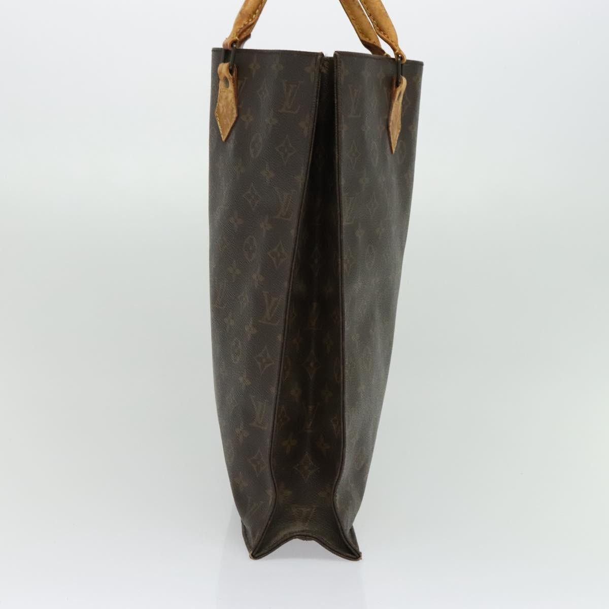 Louis Vuitton LOUIS VUITTON Monogram Sac Plat Hand Bag M51140 Size ONE SIZE - 4 Thumbnail