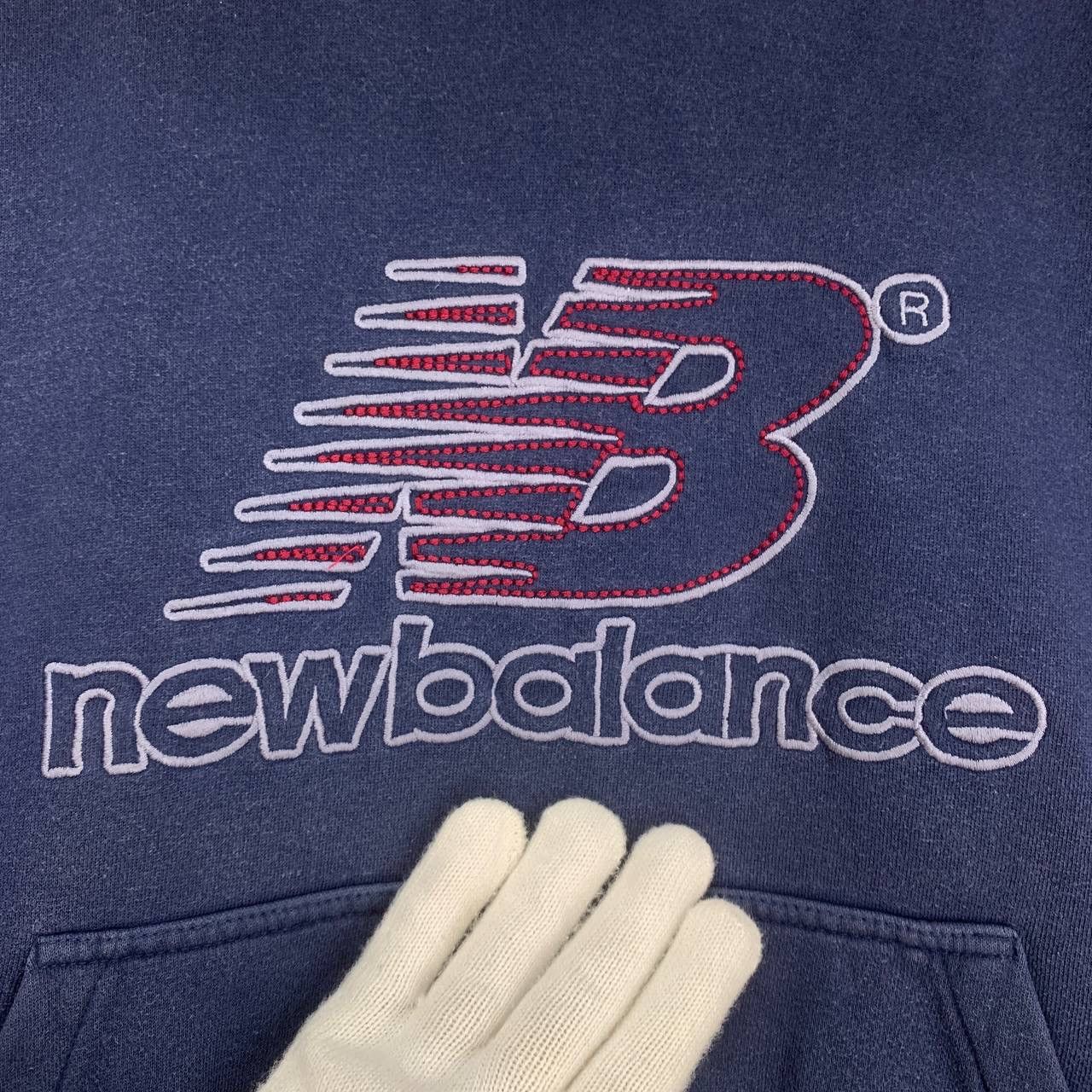 New Balance 90s Vintage NEW BALANCE Hoodie Pullover #2496/K Size US M / EU 48-50 / 2 - 2 Thumbnail