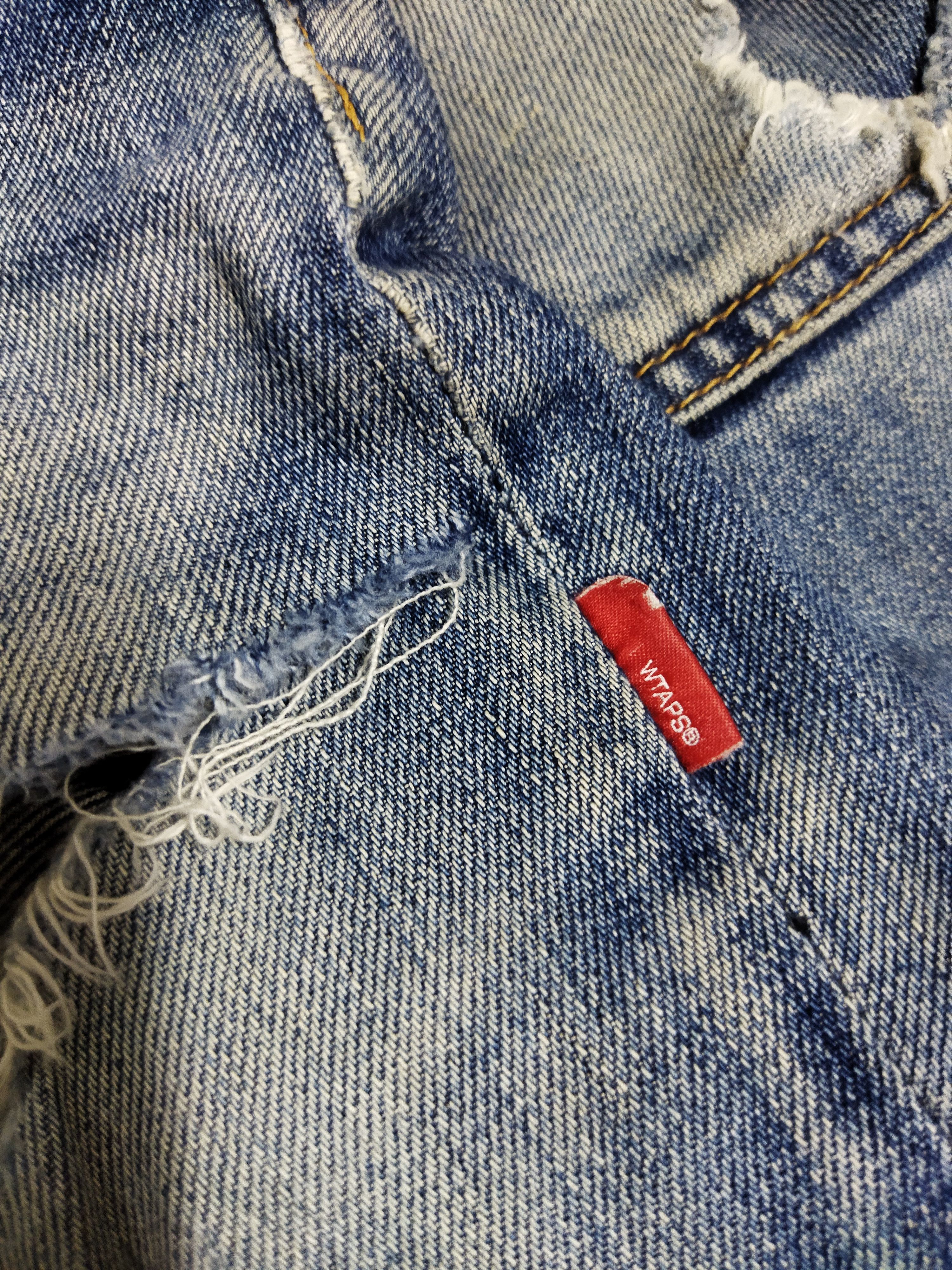 Wtaps Wtaps Distressed Jeans Size US 31 - 5 Thumbnail