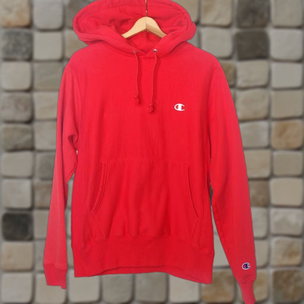 Champion VINTAGE Champion Reverse Weave Sweatshirt Shirt Mens S Red Heavyweight Pullover Hoodie L9-? Size US S / EU 44-46 / 1 - 1 Thumbnail