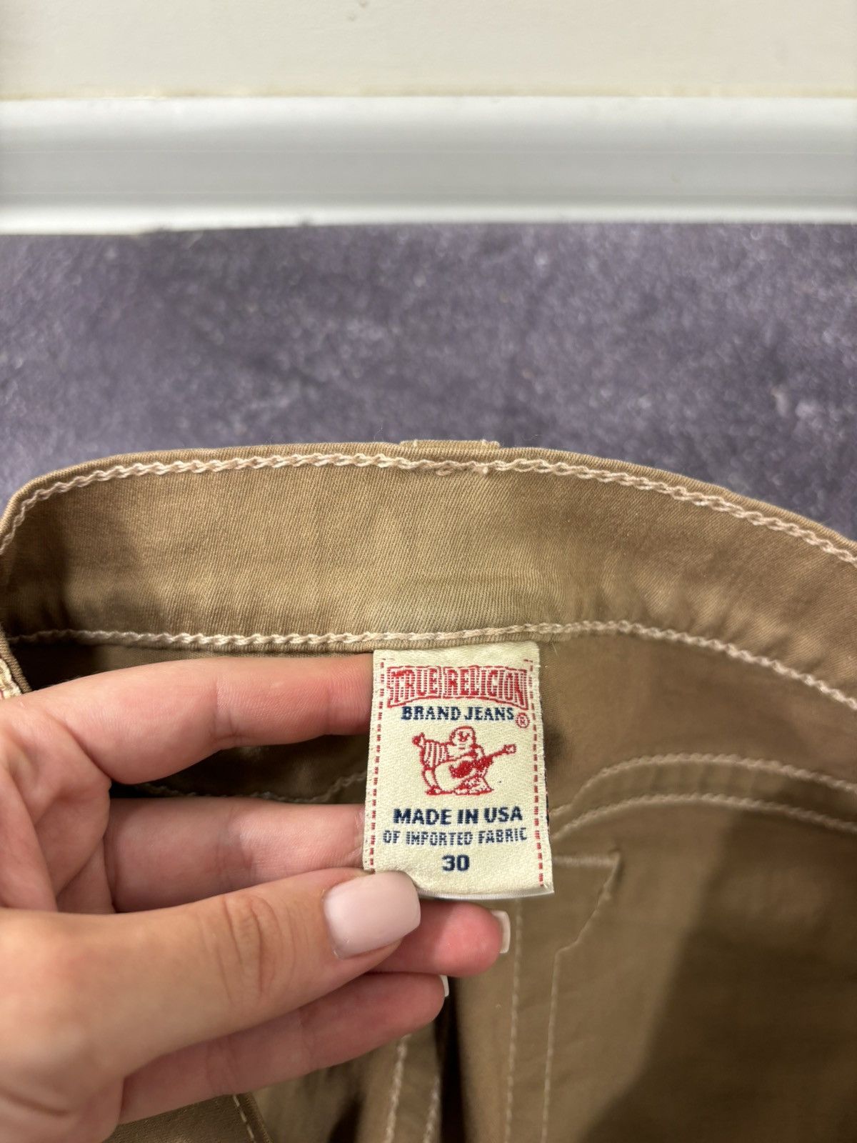 True Religion Vintage True Religion Y2K Women’s Gold Metallic Skinny Jeans Size 30" / US 8 / IT 44 - 7 Thumbnail