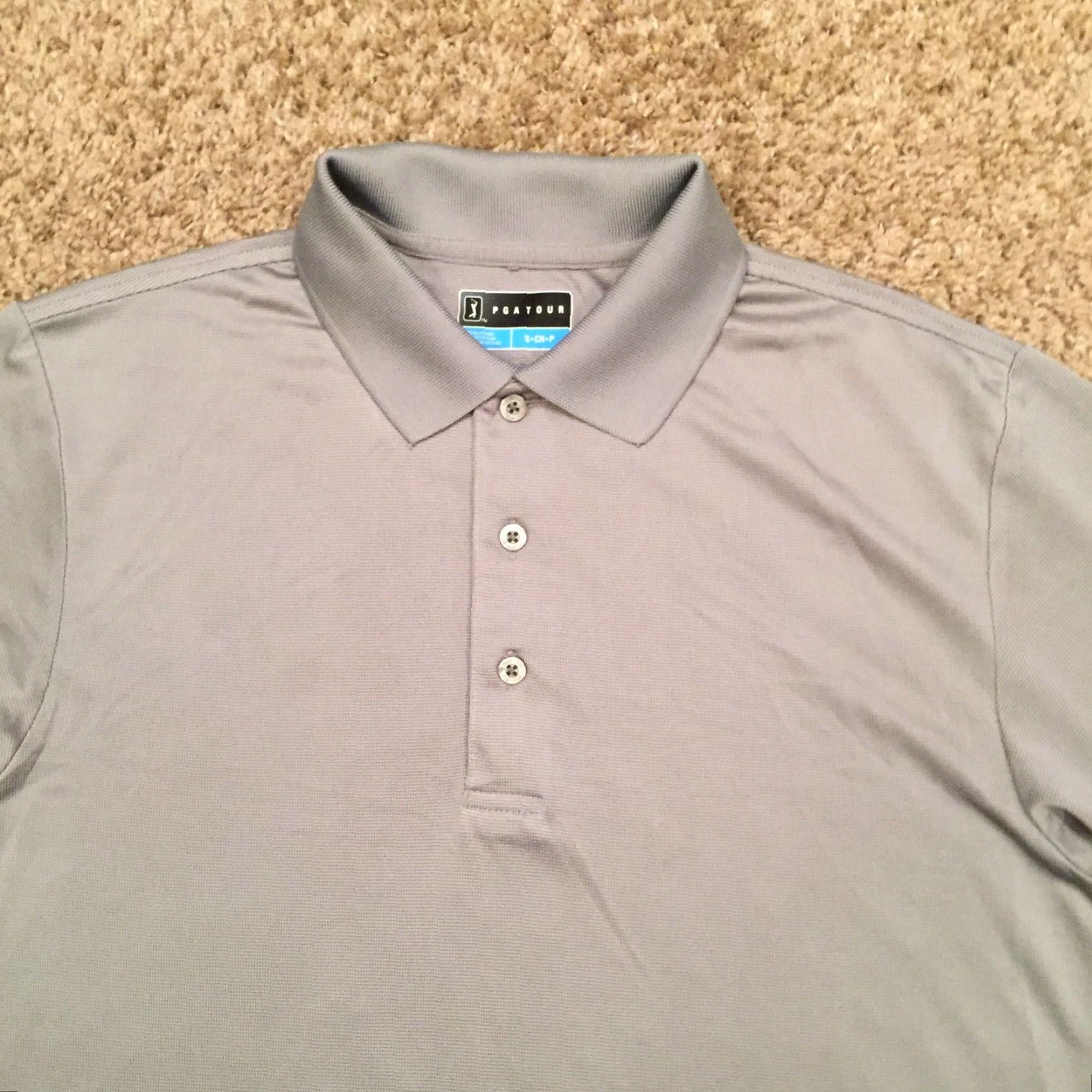 PGA Tour PGA Tour Polo Shirt Men Small Gray Short Sleeve Polo Shirt Shirts Size US S / EU 44-46 / 1 - 4 Thumbnail