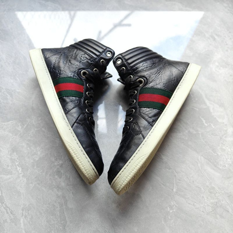 Gucci Gucci Colorblock High-Top Sneakers for Men Size US 9 / EU 42 - 9 Thumbnail