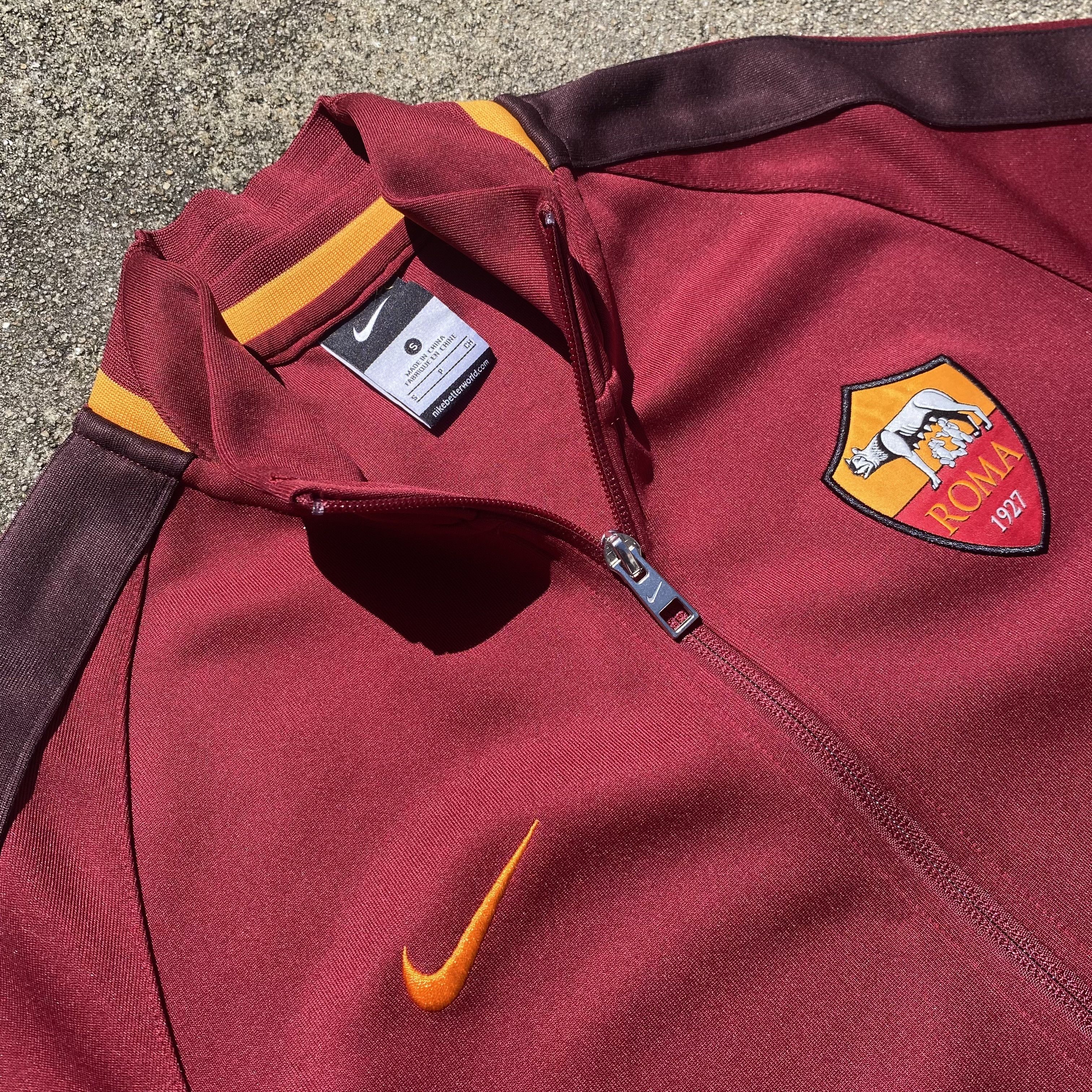 Nike × Vintage Nike AS Roma 2015/2016 Track Jacket 694603-677 Size US S / EU 44-46 / 1 - 3 Thumbnail