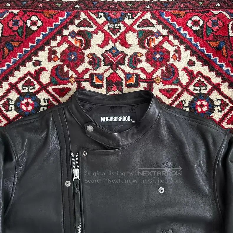 Neighborhood Neighborhood Leather Jacket Size US XL / EU 56 / 4 - 4 Thumbnail