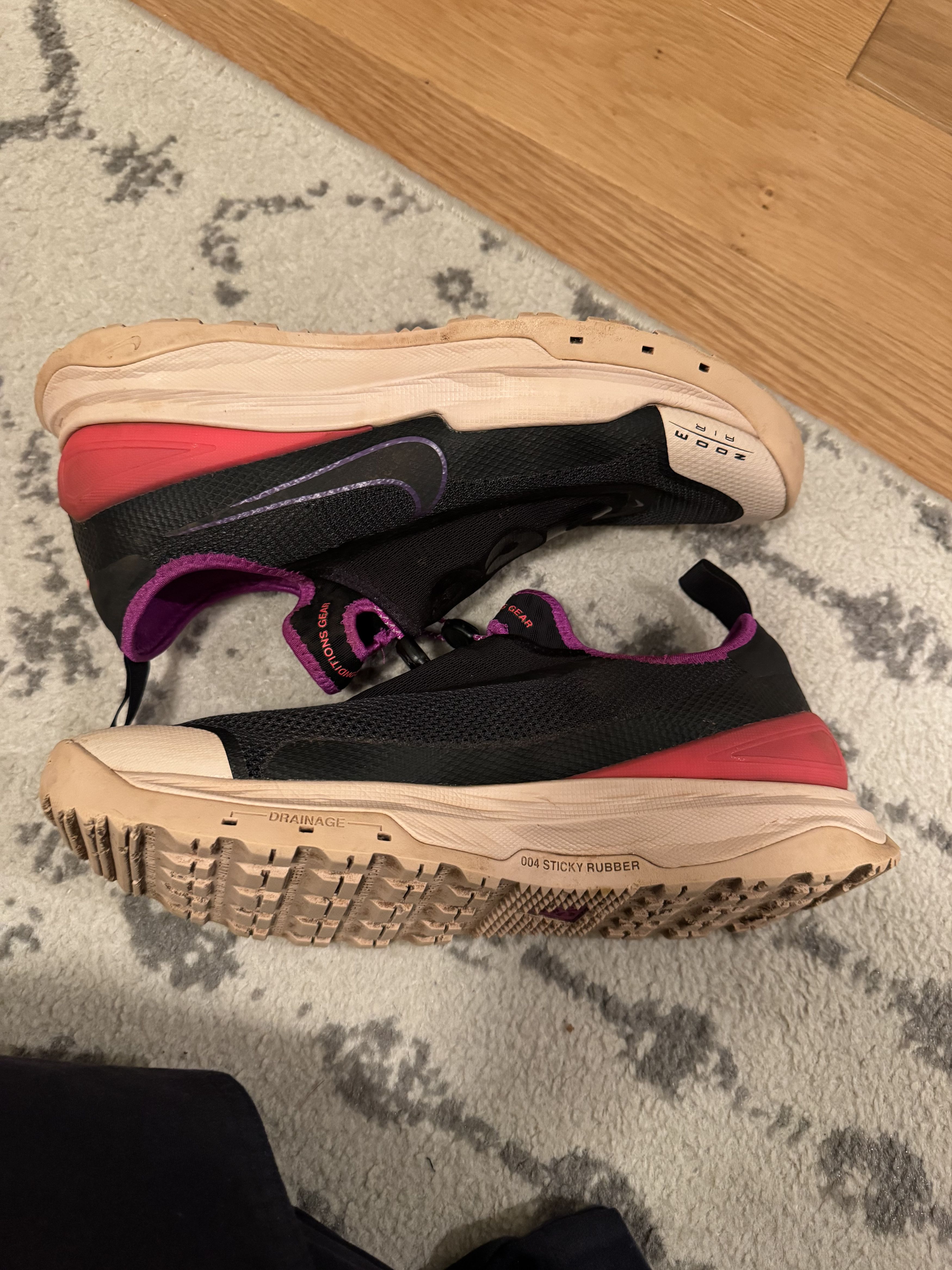 Nike ACG Nike ACG Zoom Air AO 'Black Laser Crimson' Hiking shoe Size US 10.5 / EU 43-44 - 5 Thumbnail