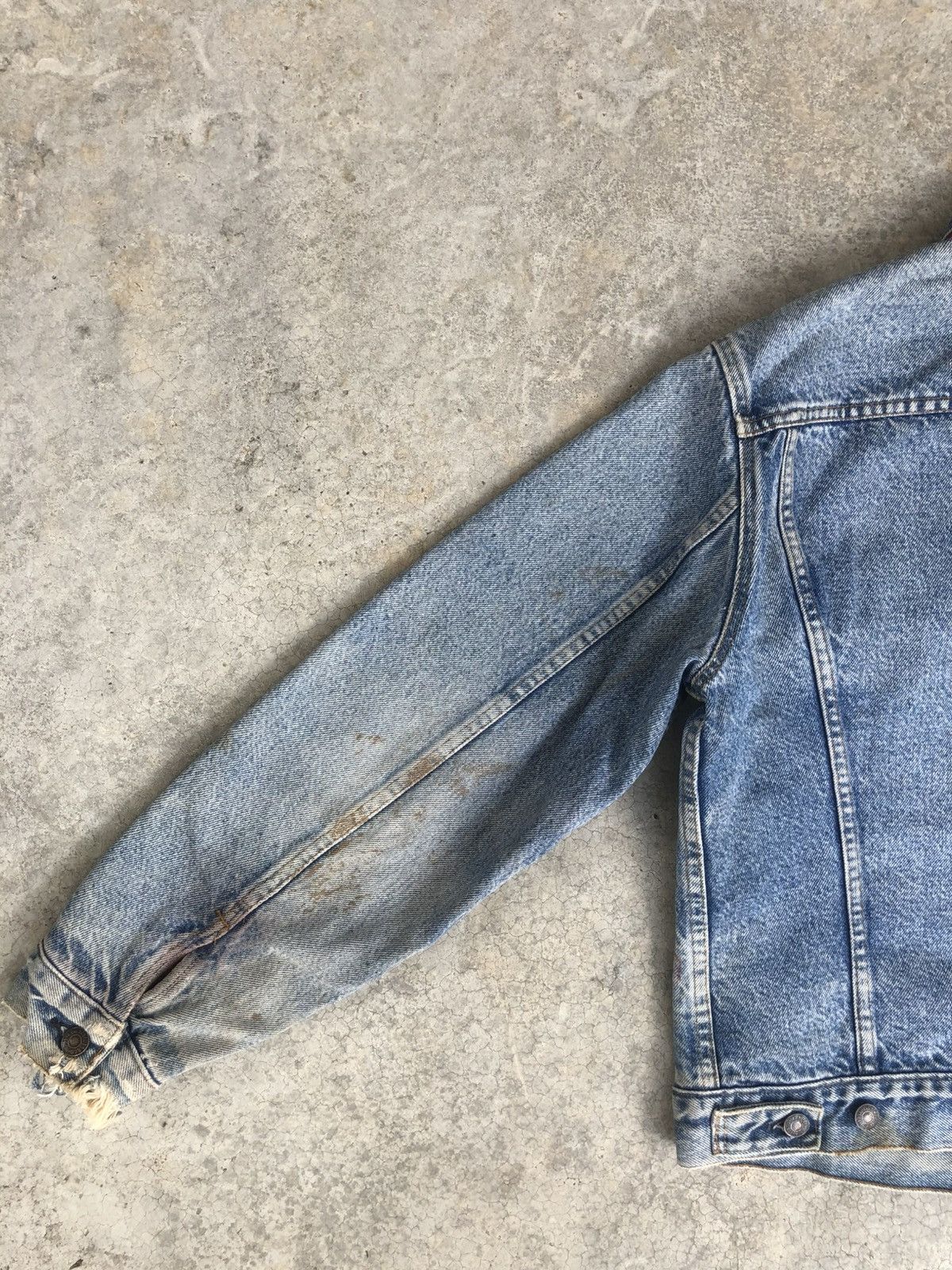 Levi's Vintage 80s Levi’s Blanket Lined Denim Jacket Distressed Size US M / EU 48-50 / 2 - 8 Thumbnail