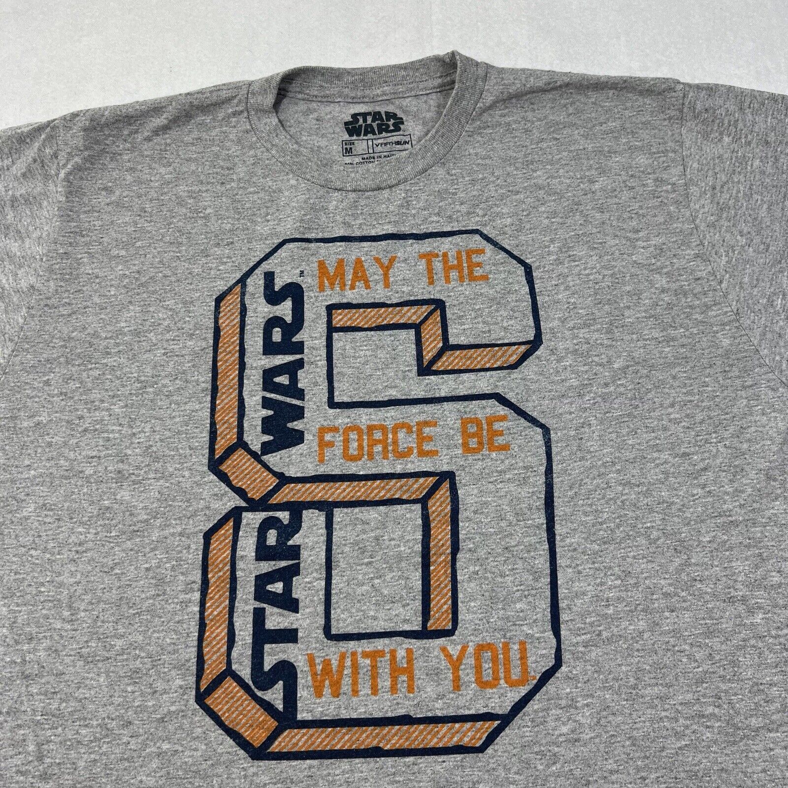 Star Wars Star Wars May The Force Be With You Short Sleeve Graphic Tee Size US M / EU 48-50 / 2 - 2 Thumbnail