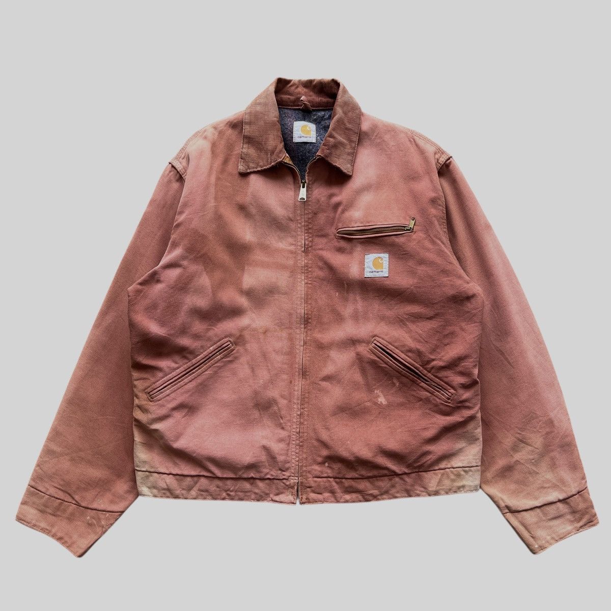 Carhartt 🔥 RARE VINTAGE CARHARTT DETROIT BLANKET DYED SUN FADED Size US L / EU 52-54 / 3 - 3 Thumbnail