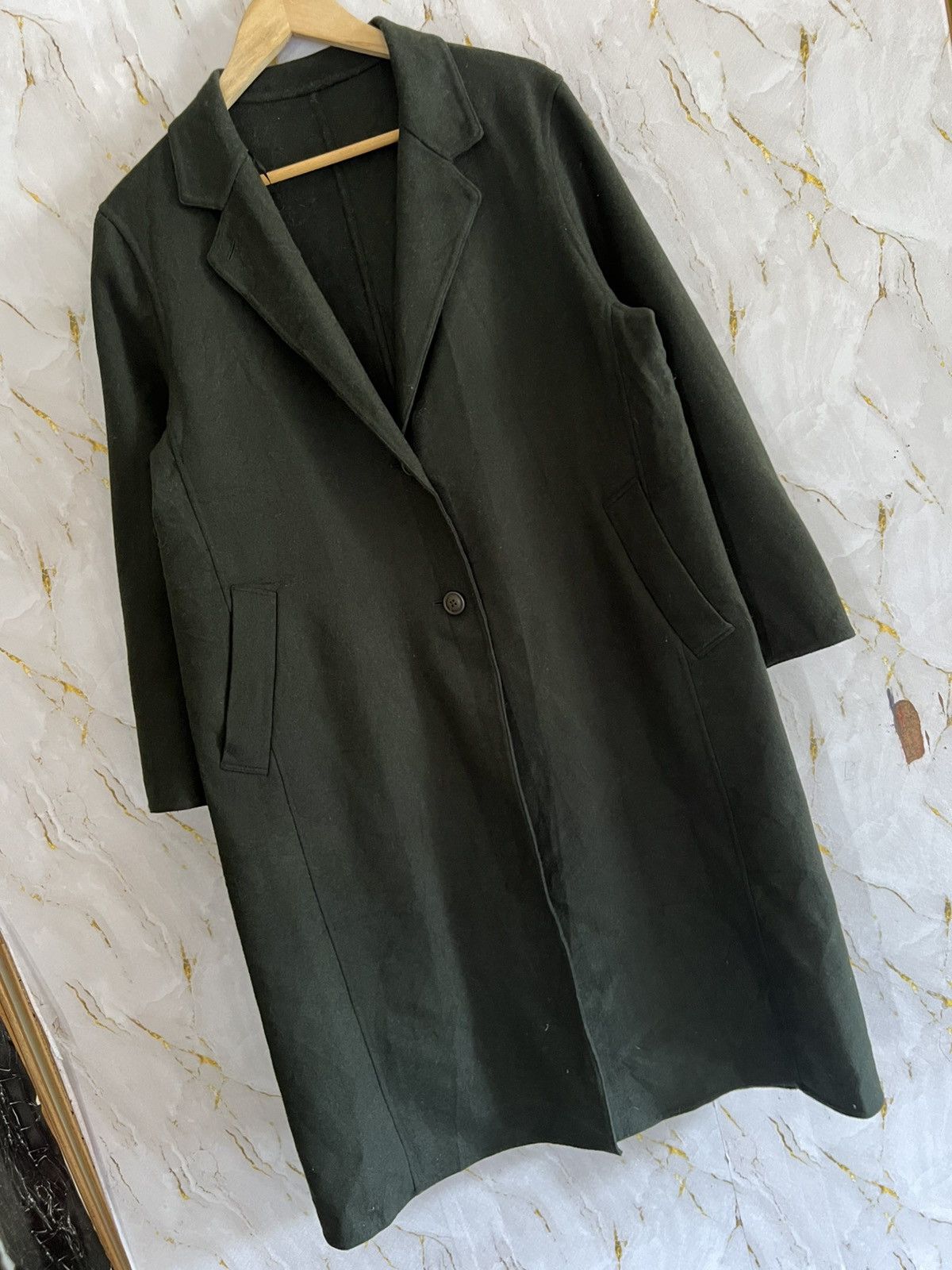 Japanese Brand Uniqlo Ines de La Fressange Long Jacket / Coat Size US L / EU 52-54 / 3 - 4 Thumbnail