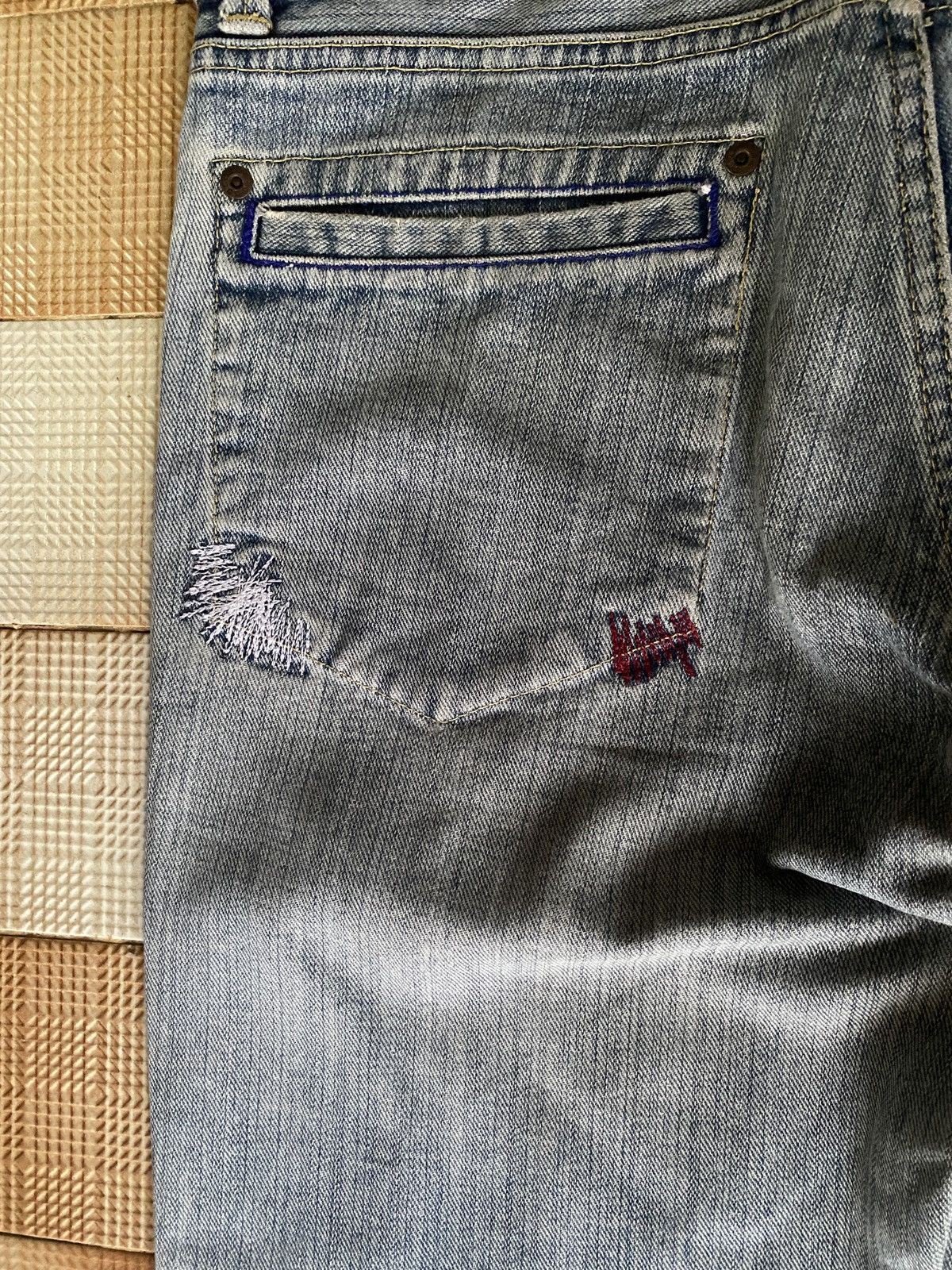 Hysteric Glamour × If Six Was Nine × PPFM Vintage custom culture straight cut denim Size US 31 - 13 Thumbnail