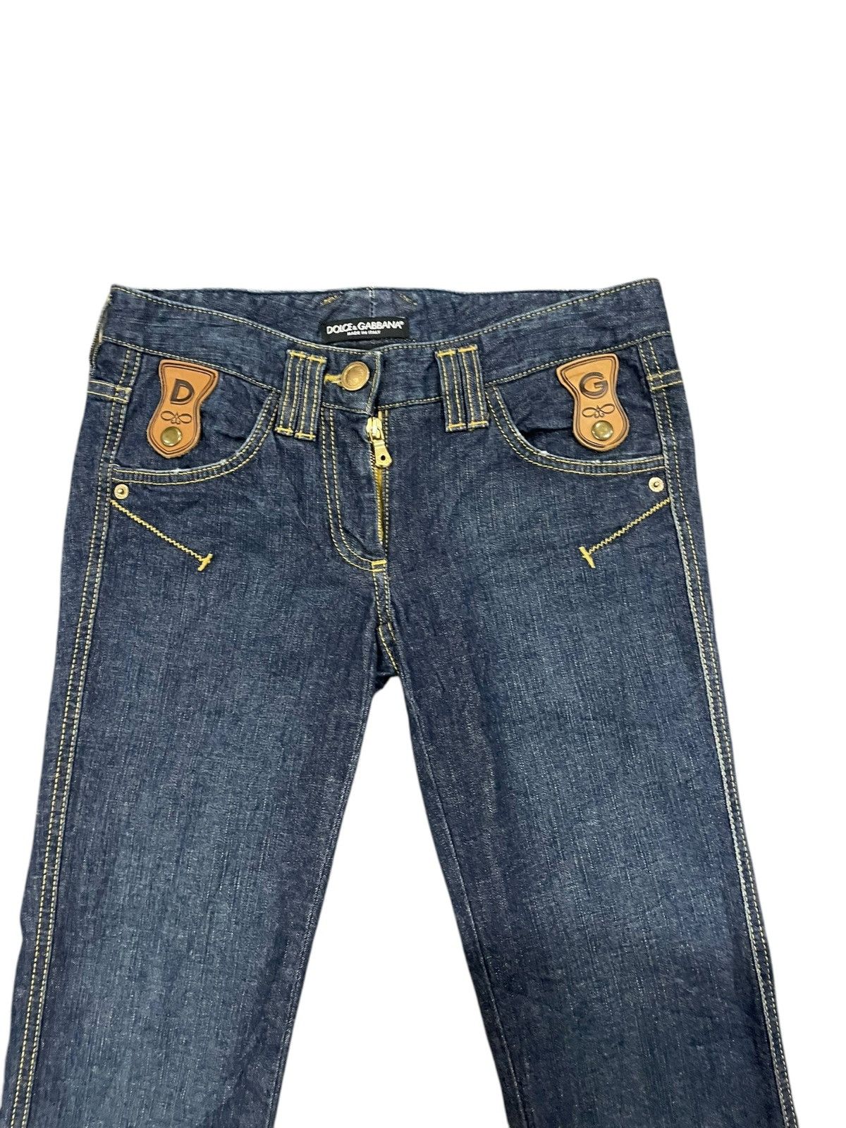 Designer × Dolce & Gabbana Dolce & Gabbana Capri Jeans Size 29" - 2 Thumbnail