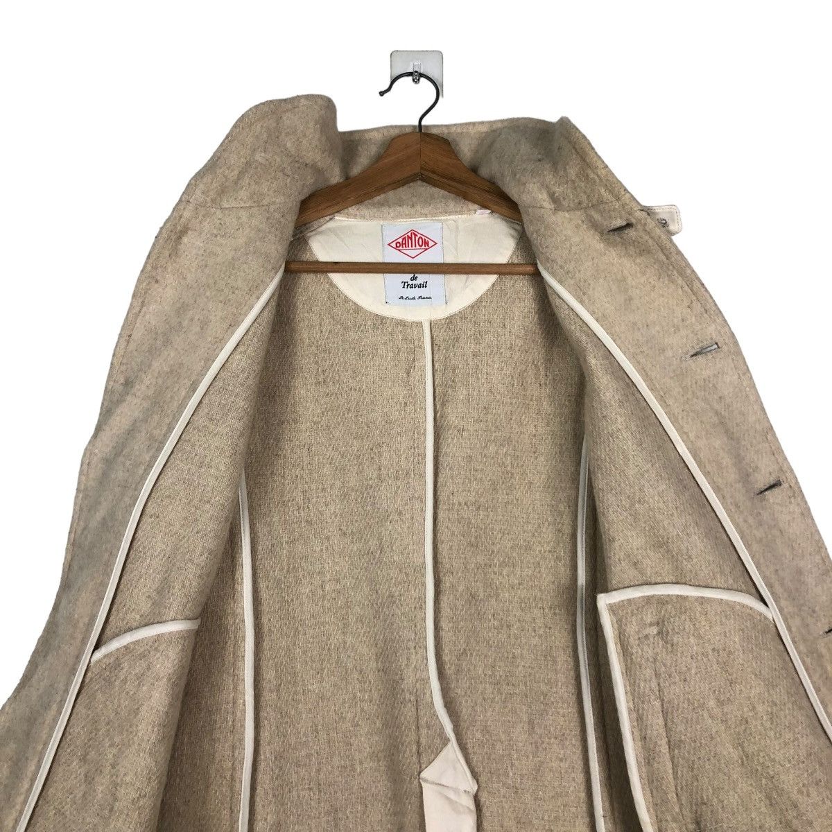 Danton 🔥VINTAGE LONG JACKET WOOL DANTON VETEMENTS DE TRAVAIL Size US S / EU 44-46 / 1 - 14 Thumbnail