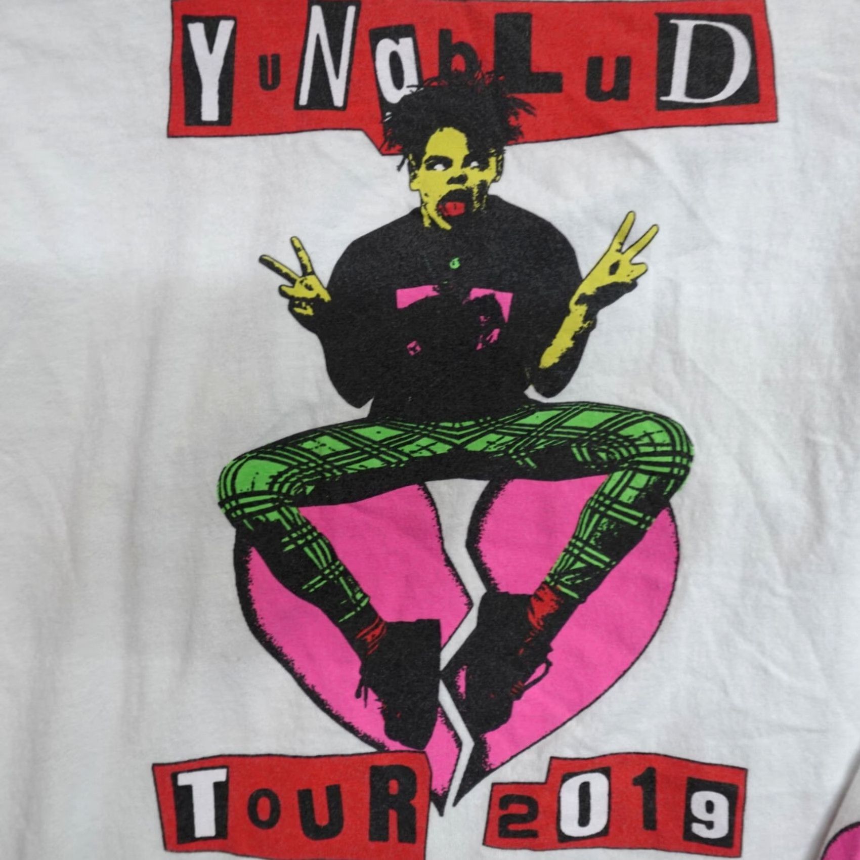 Doublet Yung Blud Womens T-Shirt Medium Gray 2019 Tour Double-Sided Crew Neck Long Sleeve Floral 100% Cotton Clothing Womens Size M / US 6-8 / IT 42-44 - 2 Thumbnail